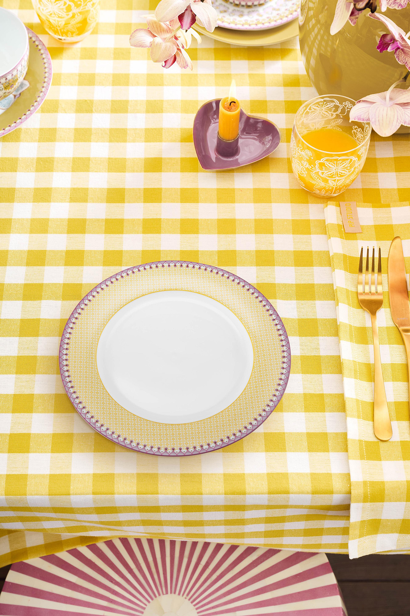 Pip Studio Teller Lily & Lotus | Yellow