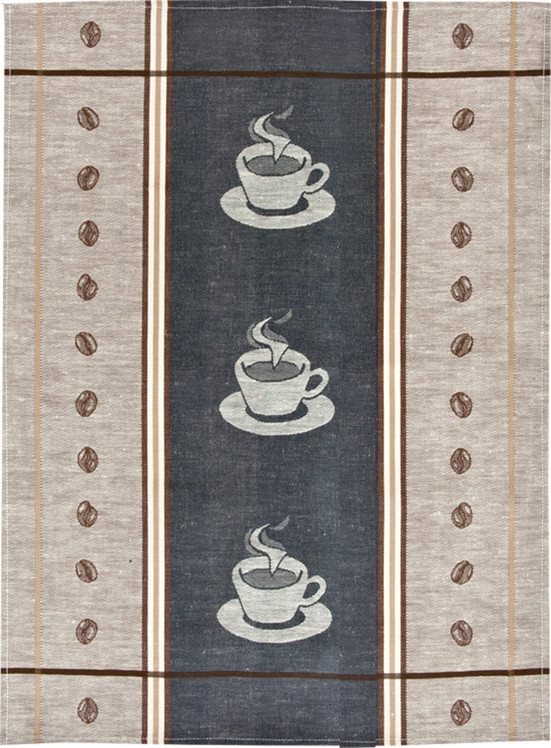 Kracht HL Küchentuch Jacquard ESPRESSO | 17 Anthrazit
