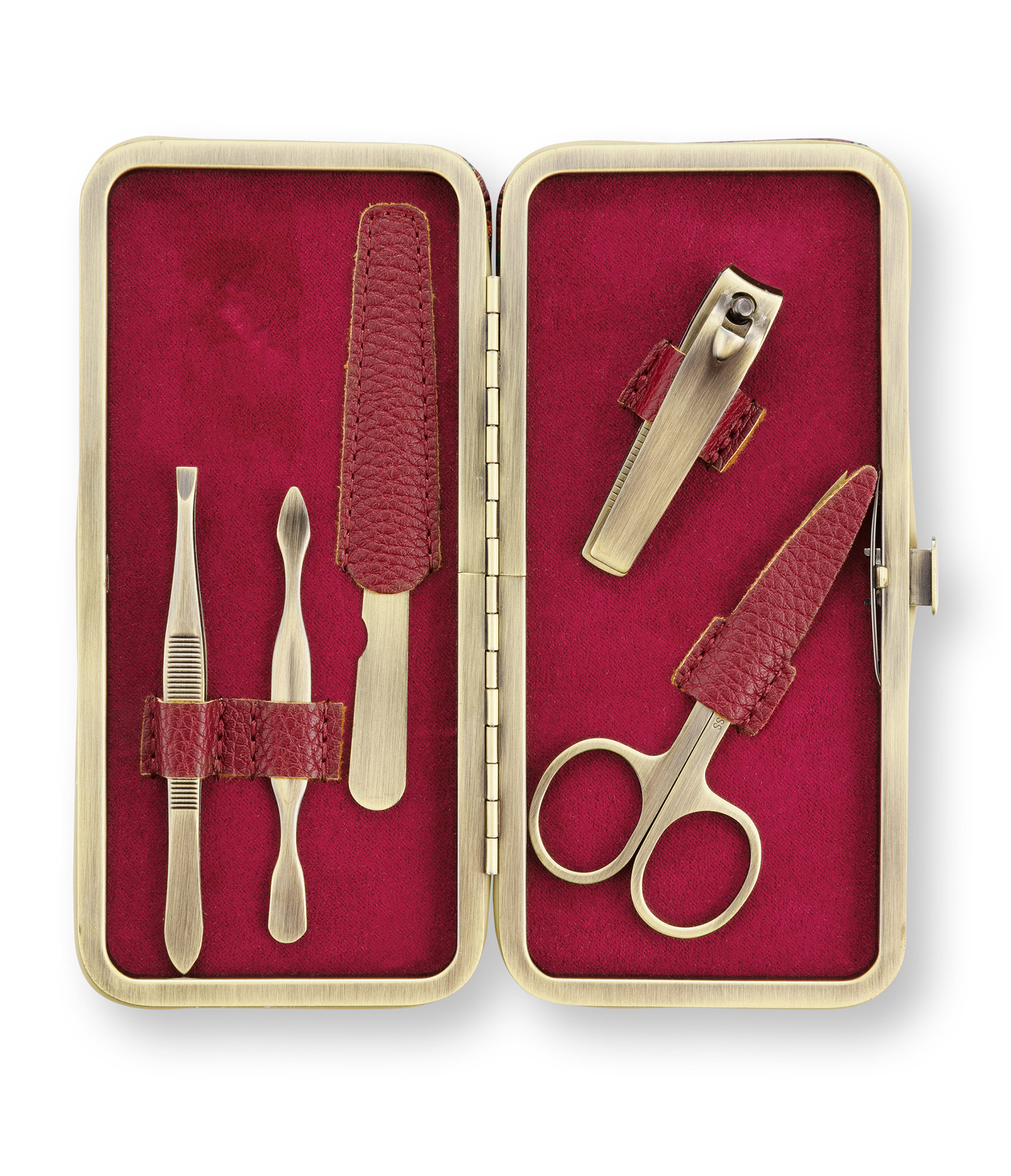 Pip Studio Maniküre Set Flora Bangelore | dark pink