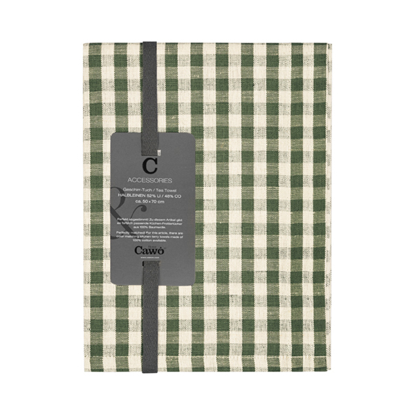 Cawö Geschirrtuch Linen Classics 538 | 43 oliv