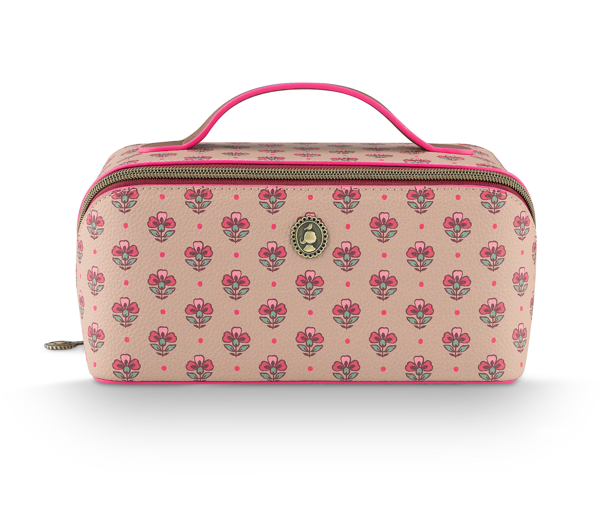 Pip Studio Kosmetiktasche Jaipur Flower | sand-pink