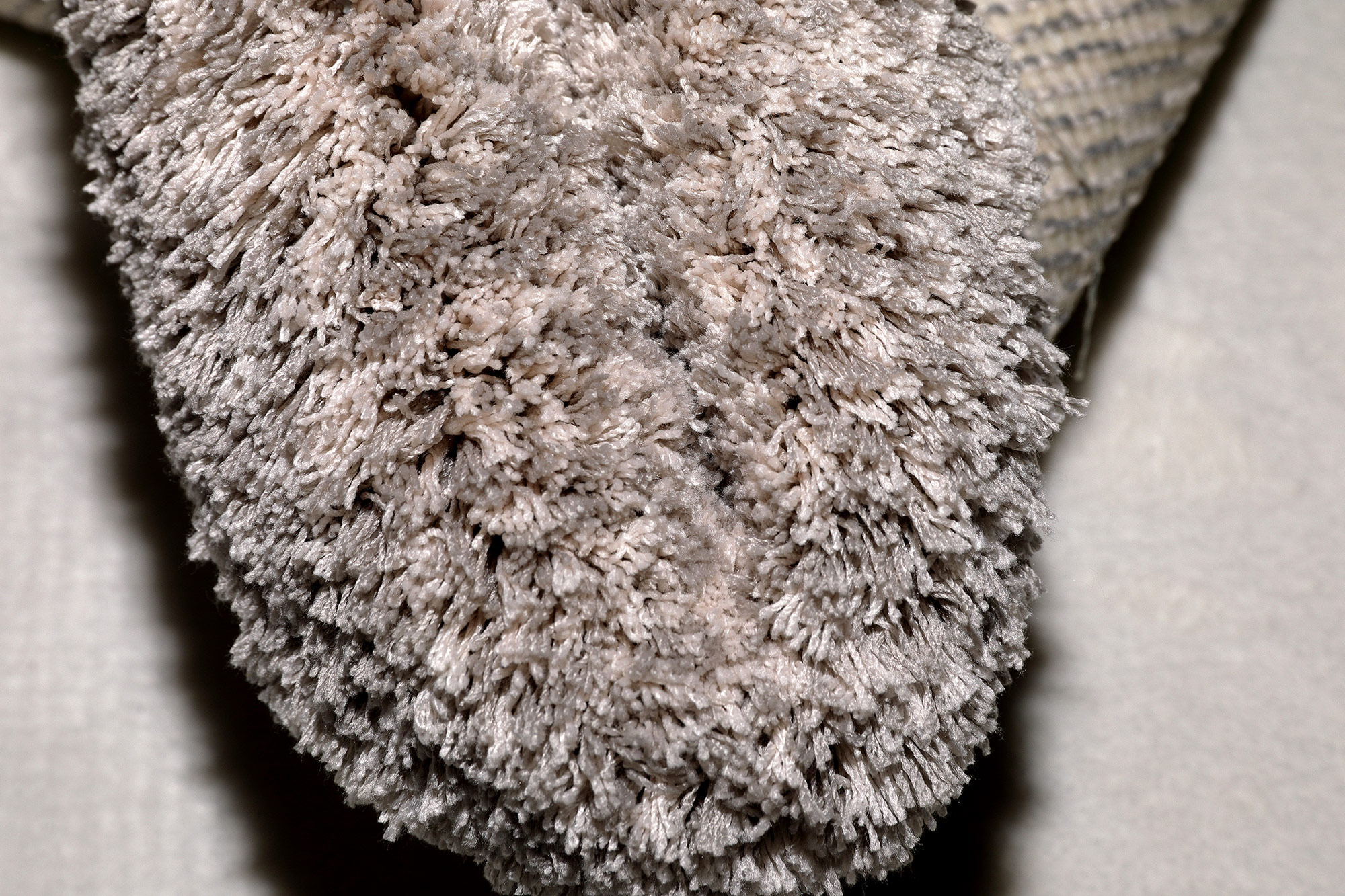 Thomas Edition Badteppich rund One Stripe MT-2592-06 | Taupe