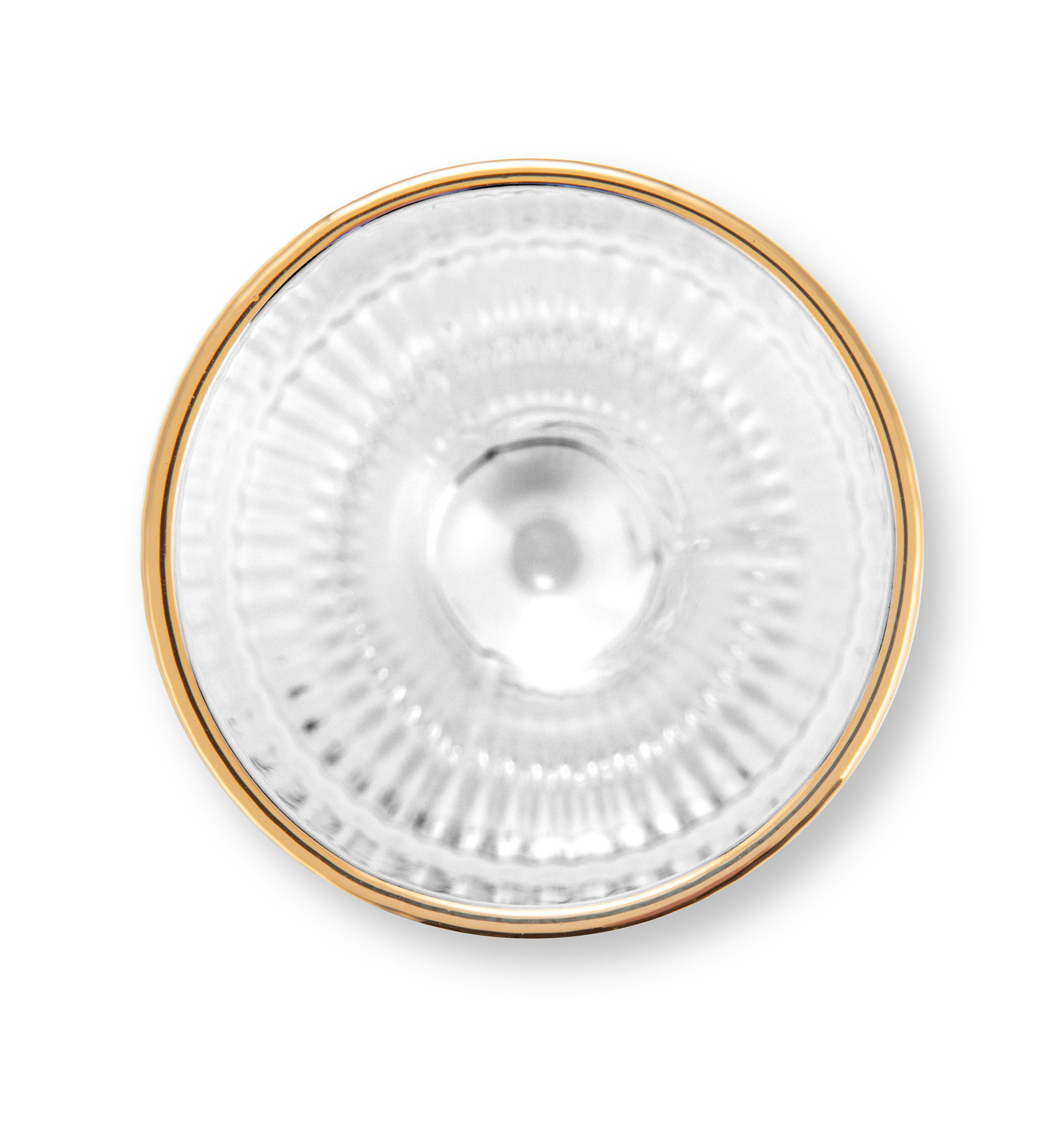 Pip Studio Sektglas Ribbed | Gold