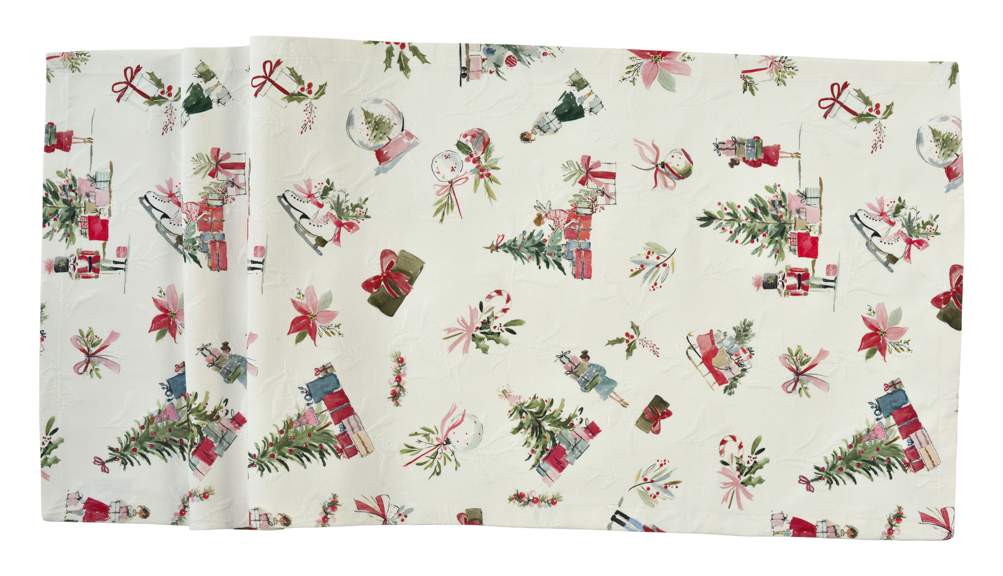 Sander Tischläufer Xmas Presents | 01 red/green