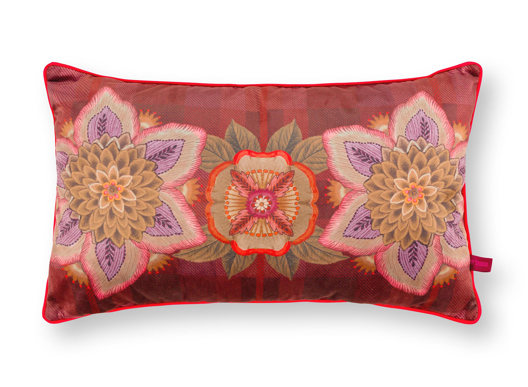 Pip Studio Kissen Flores Felices | rot