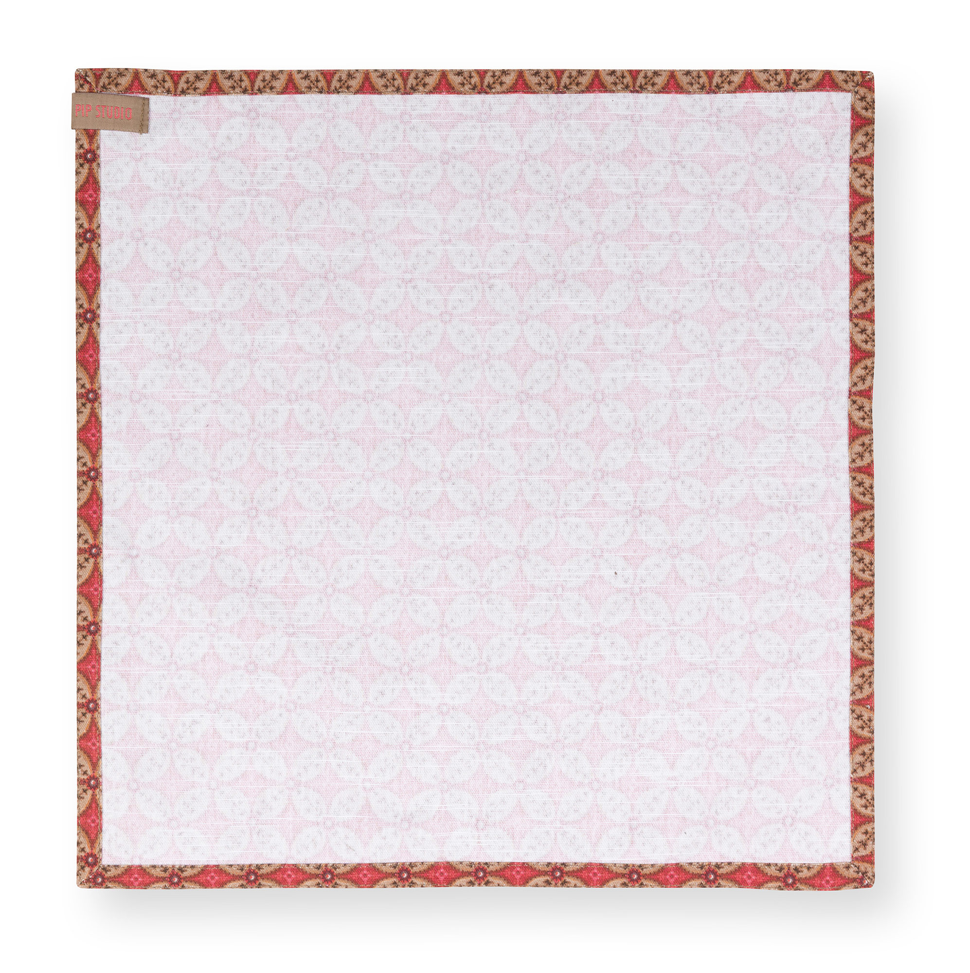 Pip Studio 4 Servietten Blooming Tales | Dark Red