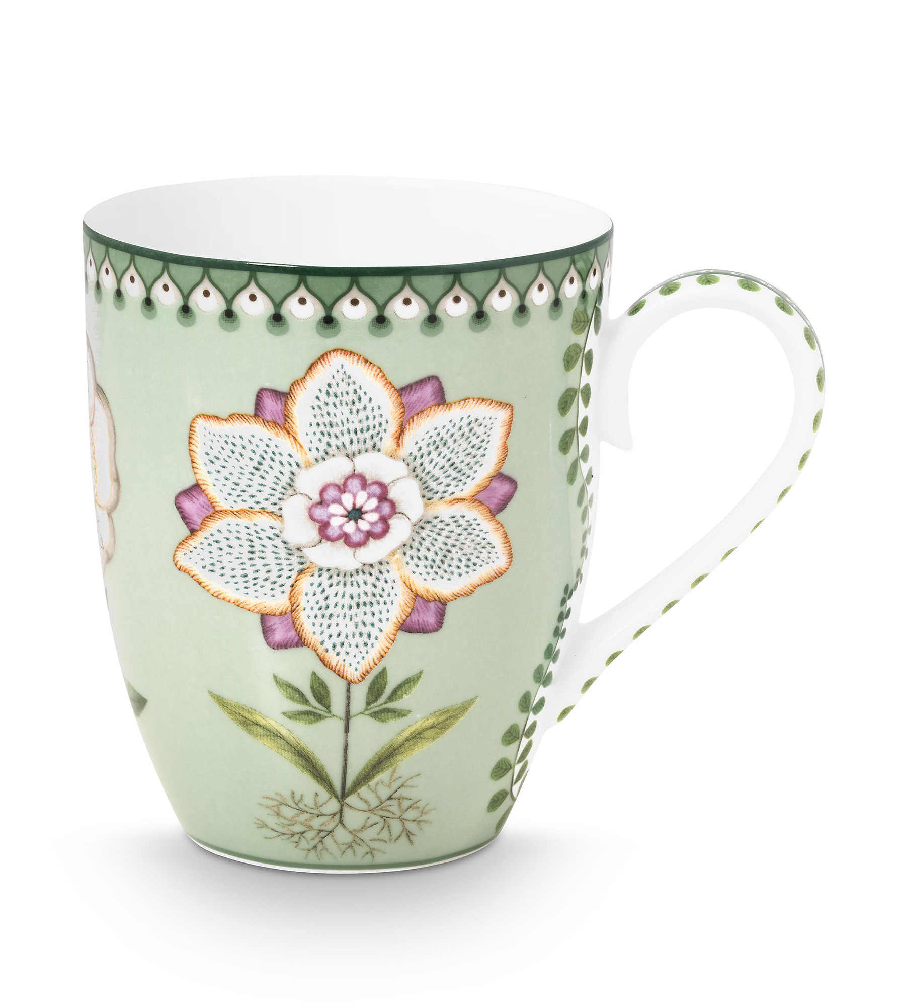 Pip Studio Tasse gross Lily&Lotus | hellgrün