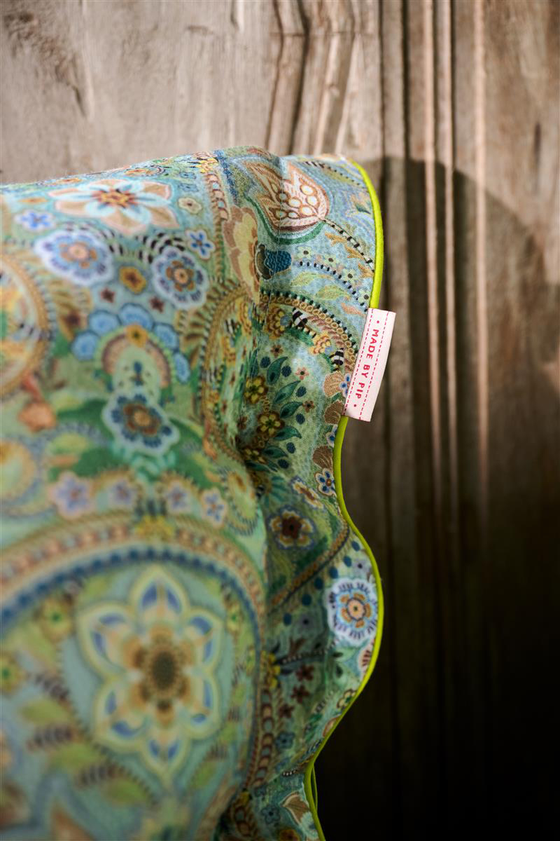 Pip Studio Satinbettwäsche Kikoy | grün