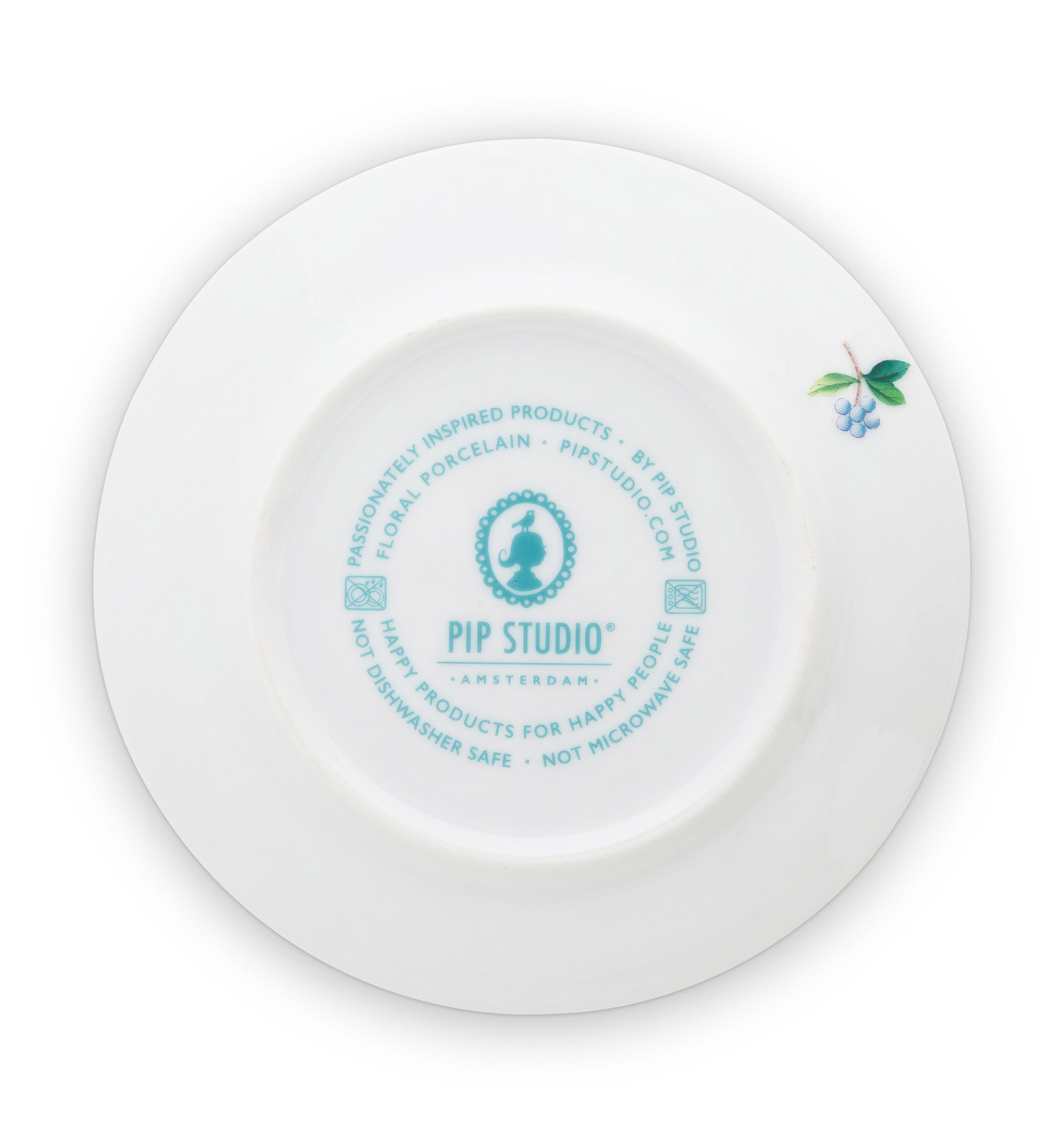 Pip Studio Gebäckteller Blushing Birds | weiss