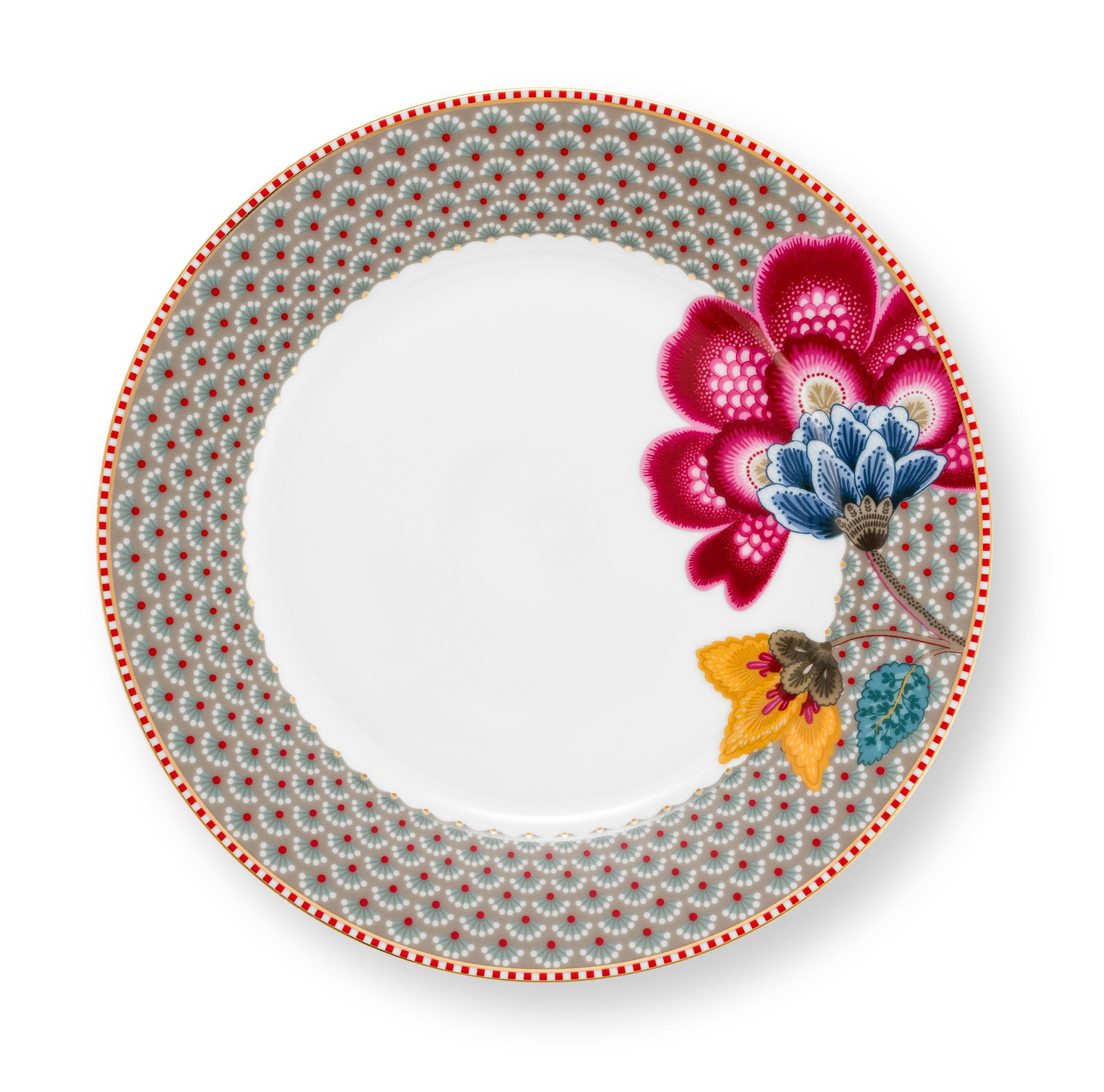 Pip Studio 3er Frühstückset Blooming Tales | Fantasy Khaki