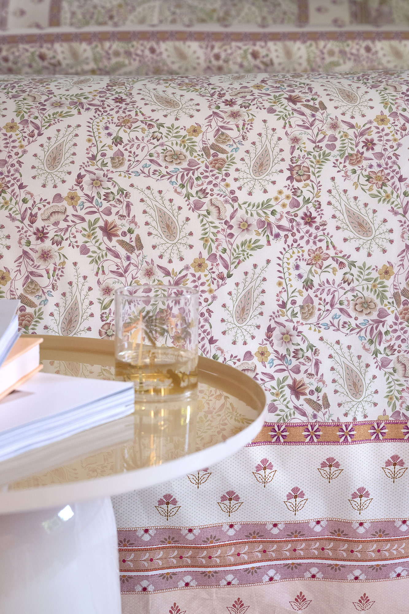 Pip Studio Perkalbettwäsche Kairi Bloom | Hellrosa