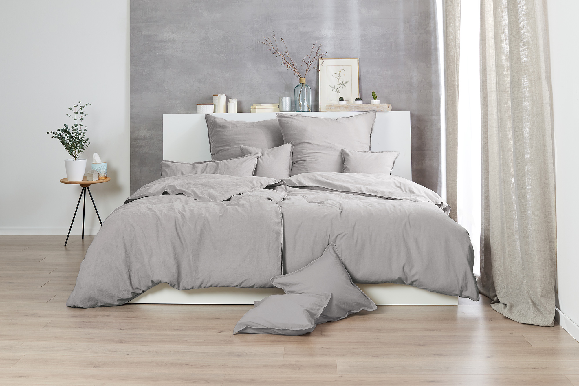 Thomas Renforce-Bettwäsche Stonewashed  | 722 kitt