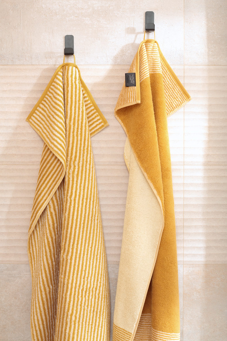 Cawö Handtuch Luxury Home Two-Tone 590 | 53 gold