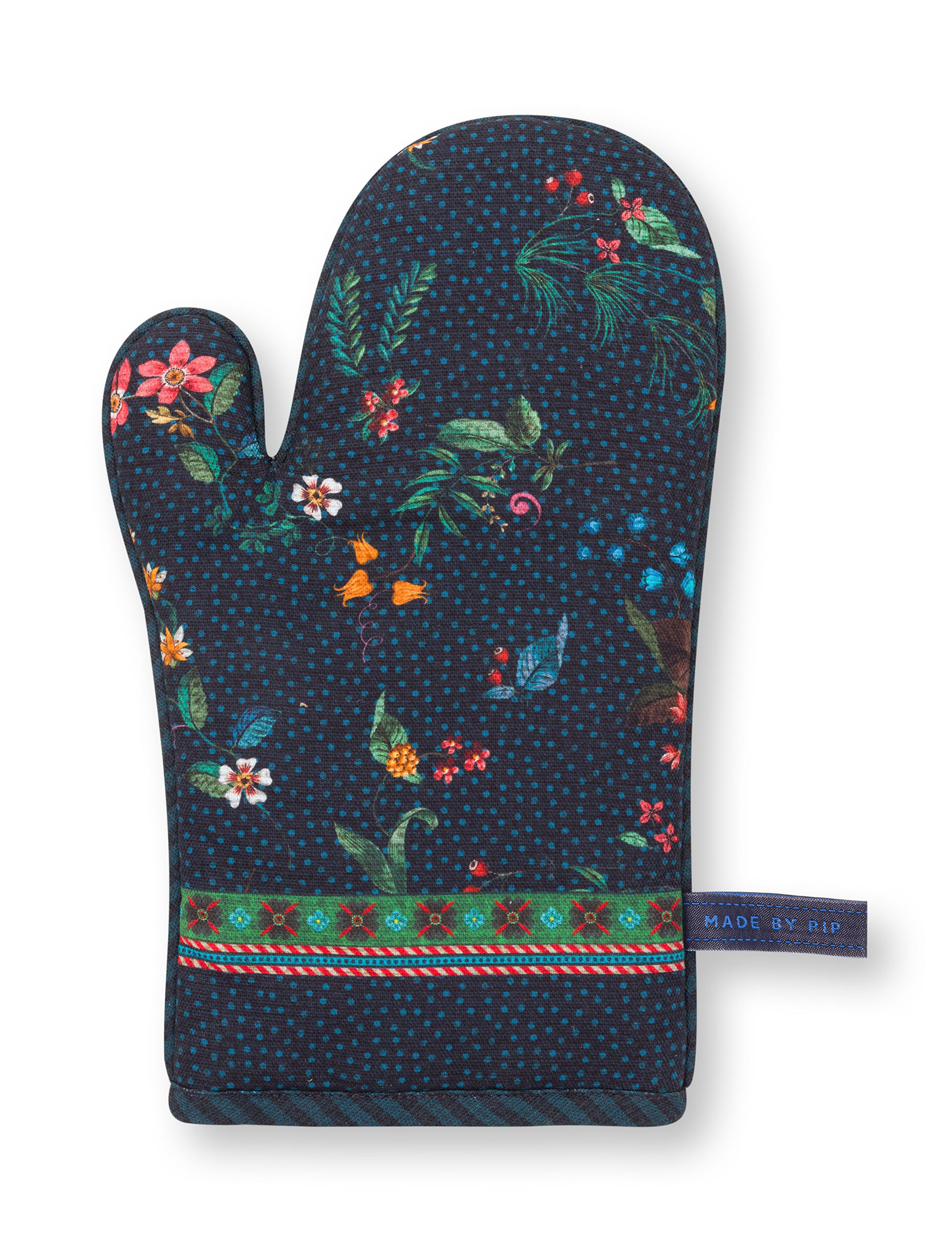 Pip Studio Ofenhandschuh Berry Blues | blau