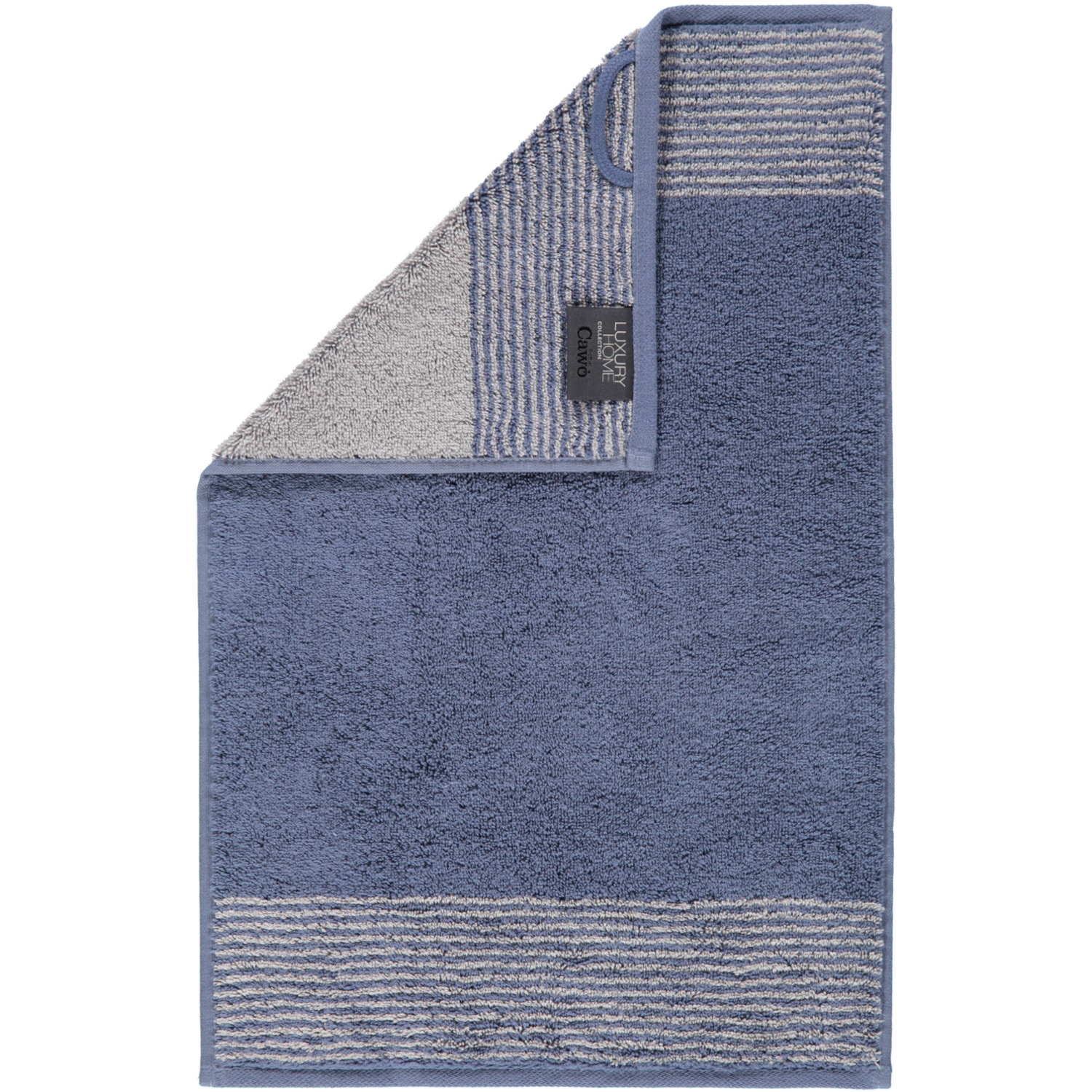 Cawö Gästetuch Luxury Home  Two-Tone 590 | 10 Nachtblau
