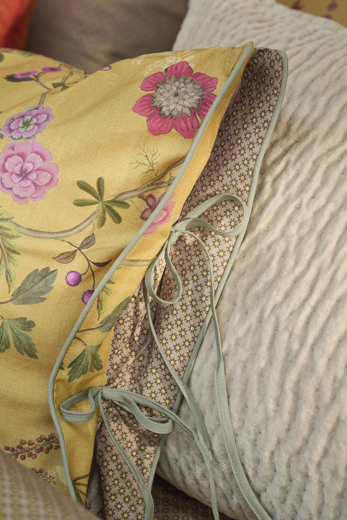 Pip Studio Kissenhülle Bodhi Flower | Gelb