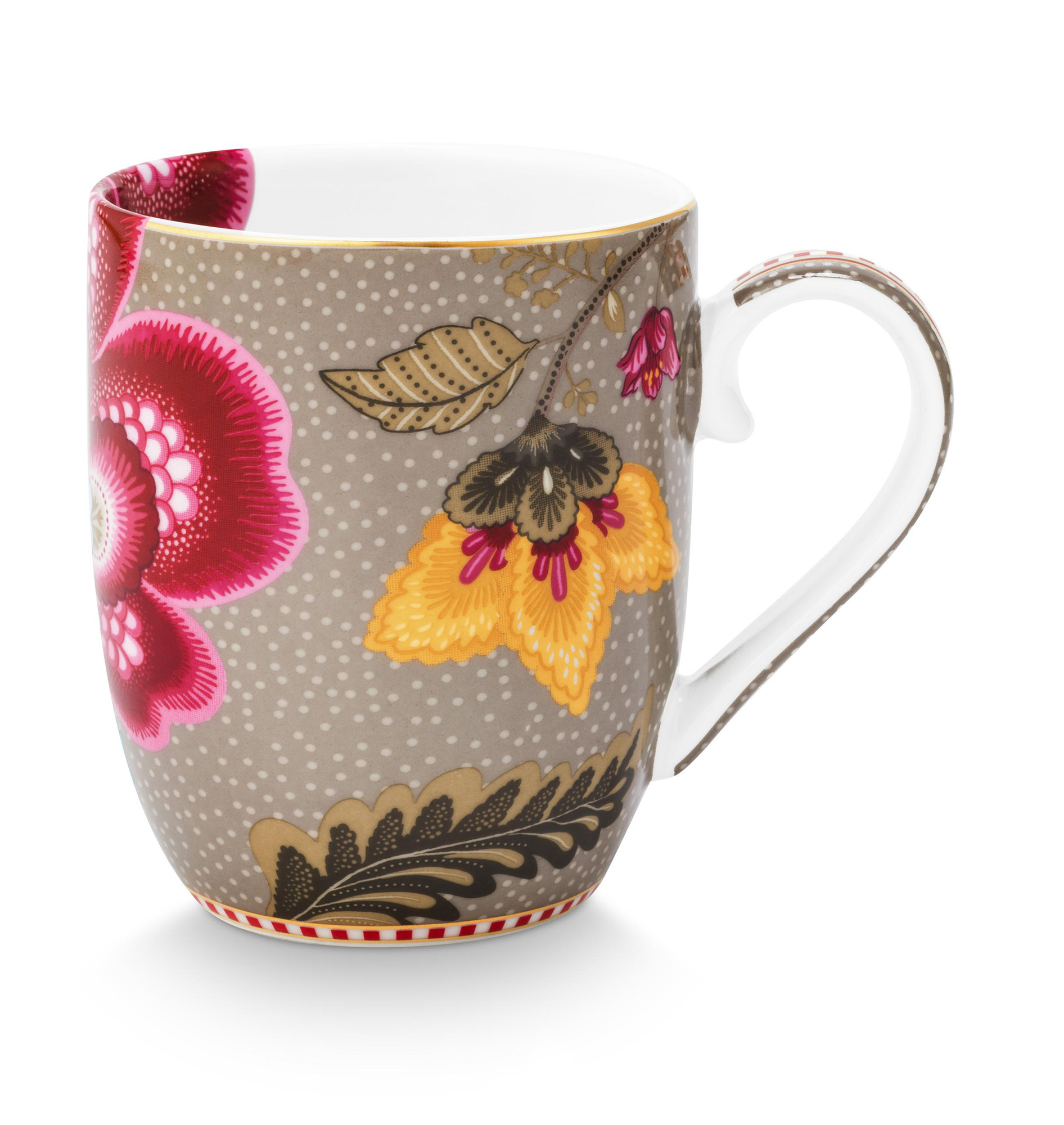 Pip Studio Tasse klein Blooming Tales | Khaki