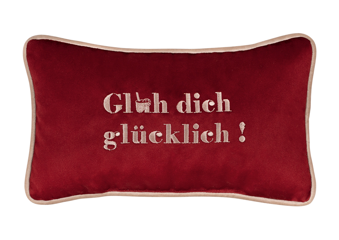 Pad Kissen Petite Glüh | dark red
