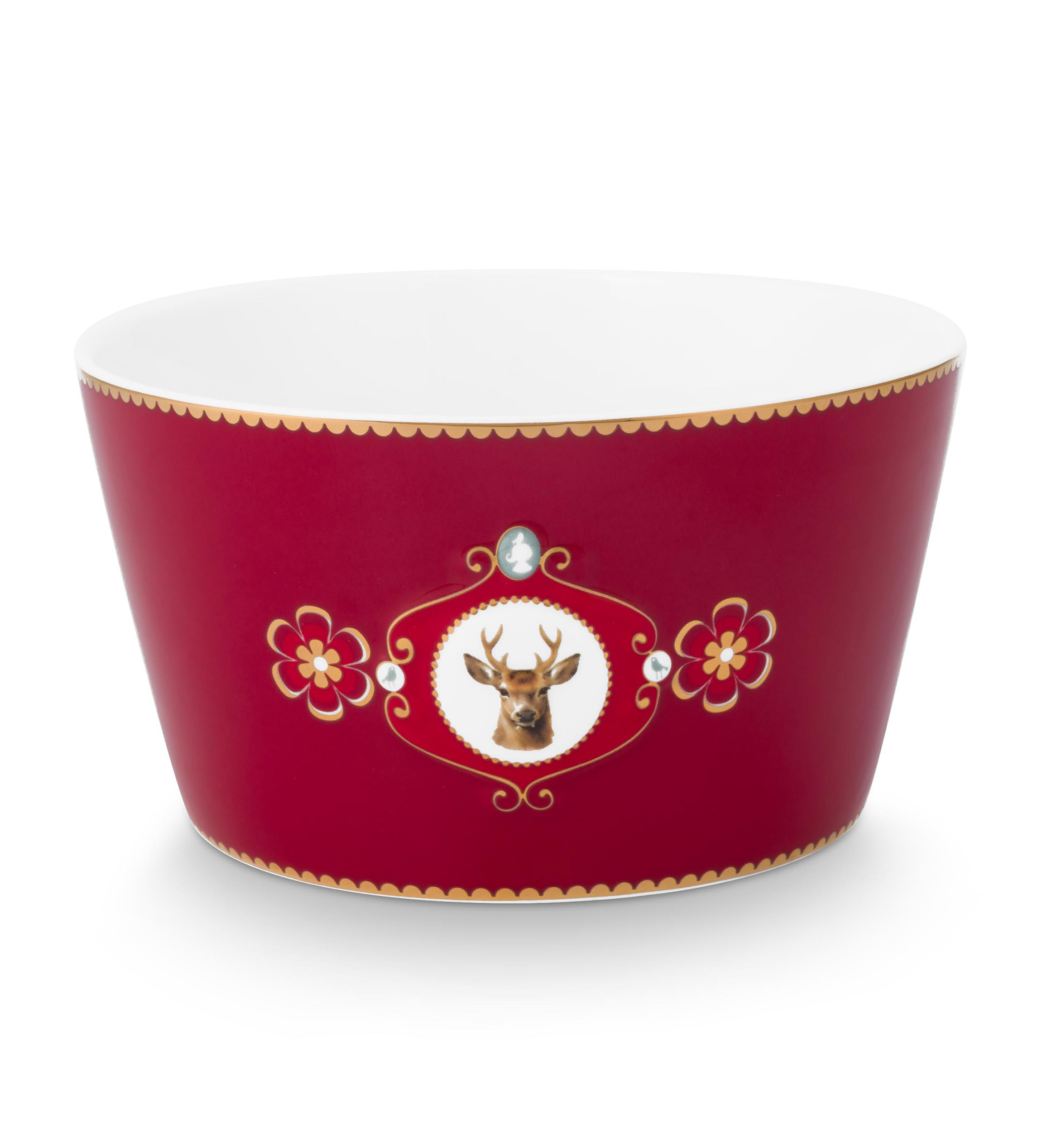 Pip Studio Schale Love Birds | dunkelrot