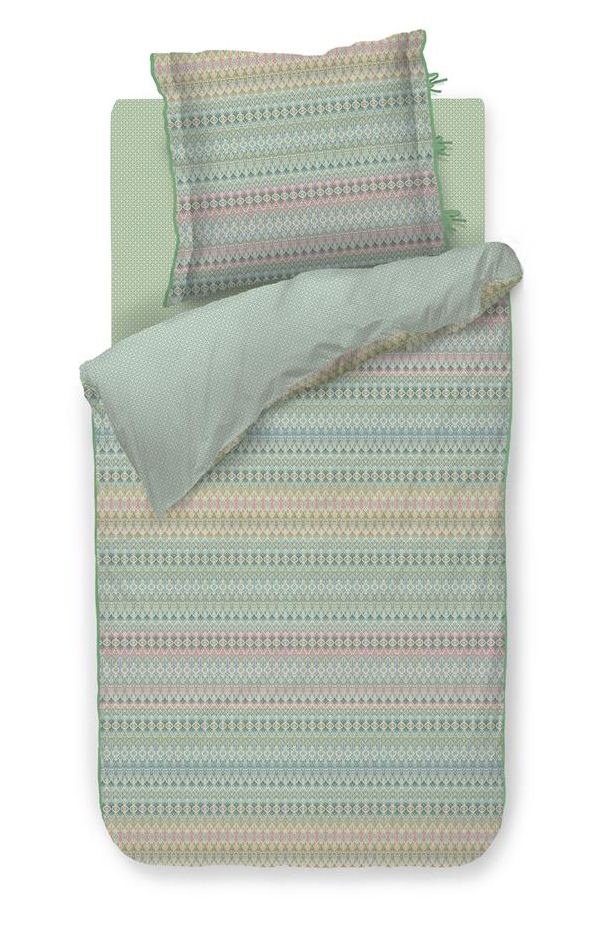 Pip Studio Perkalbettwäsche Ashanti | grün