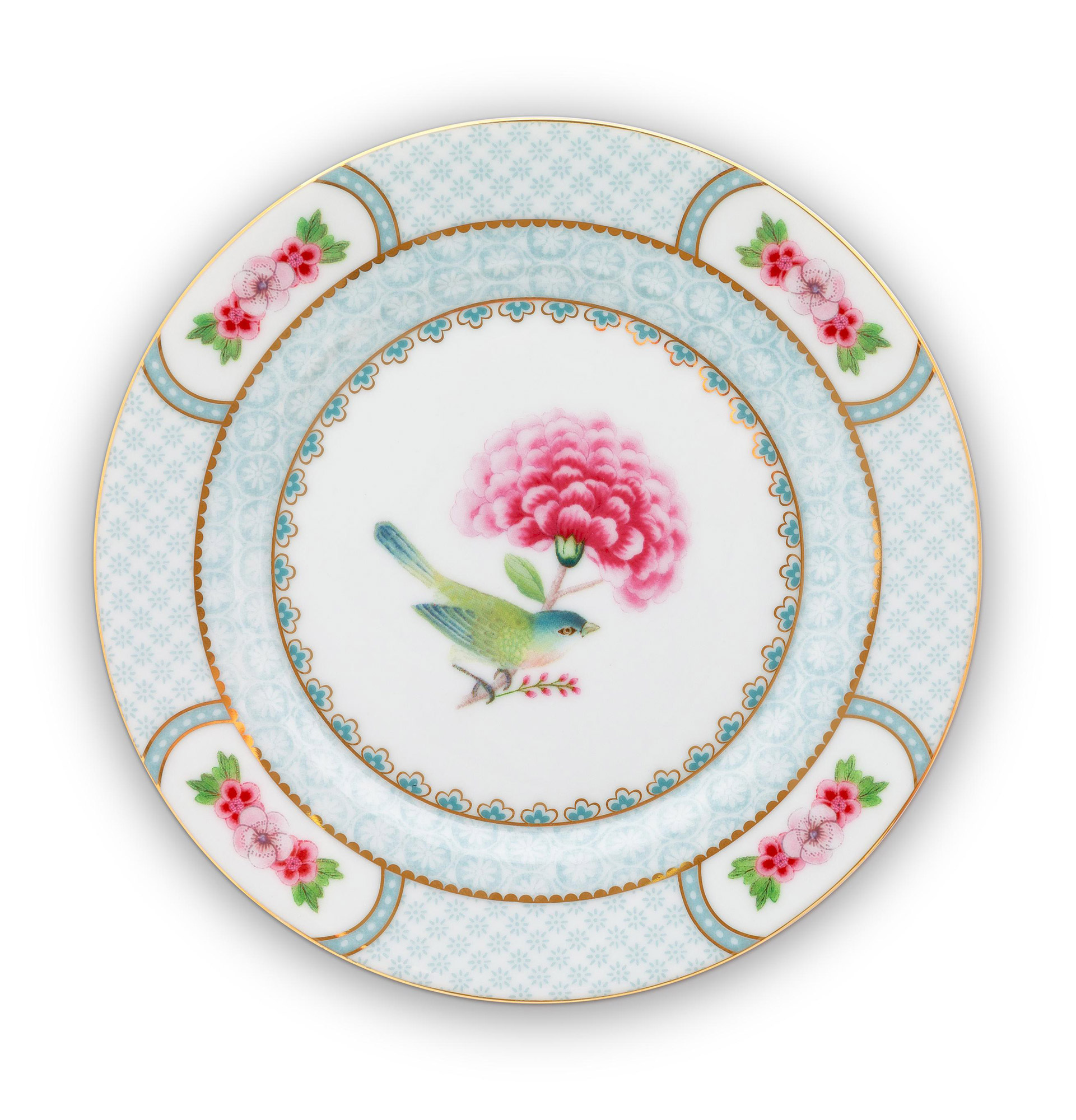 Pip Studio Gebäckteller Blushing Birds | weiss