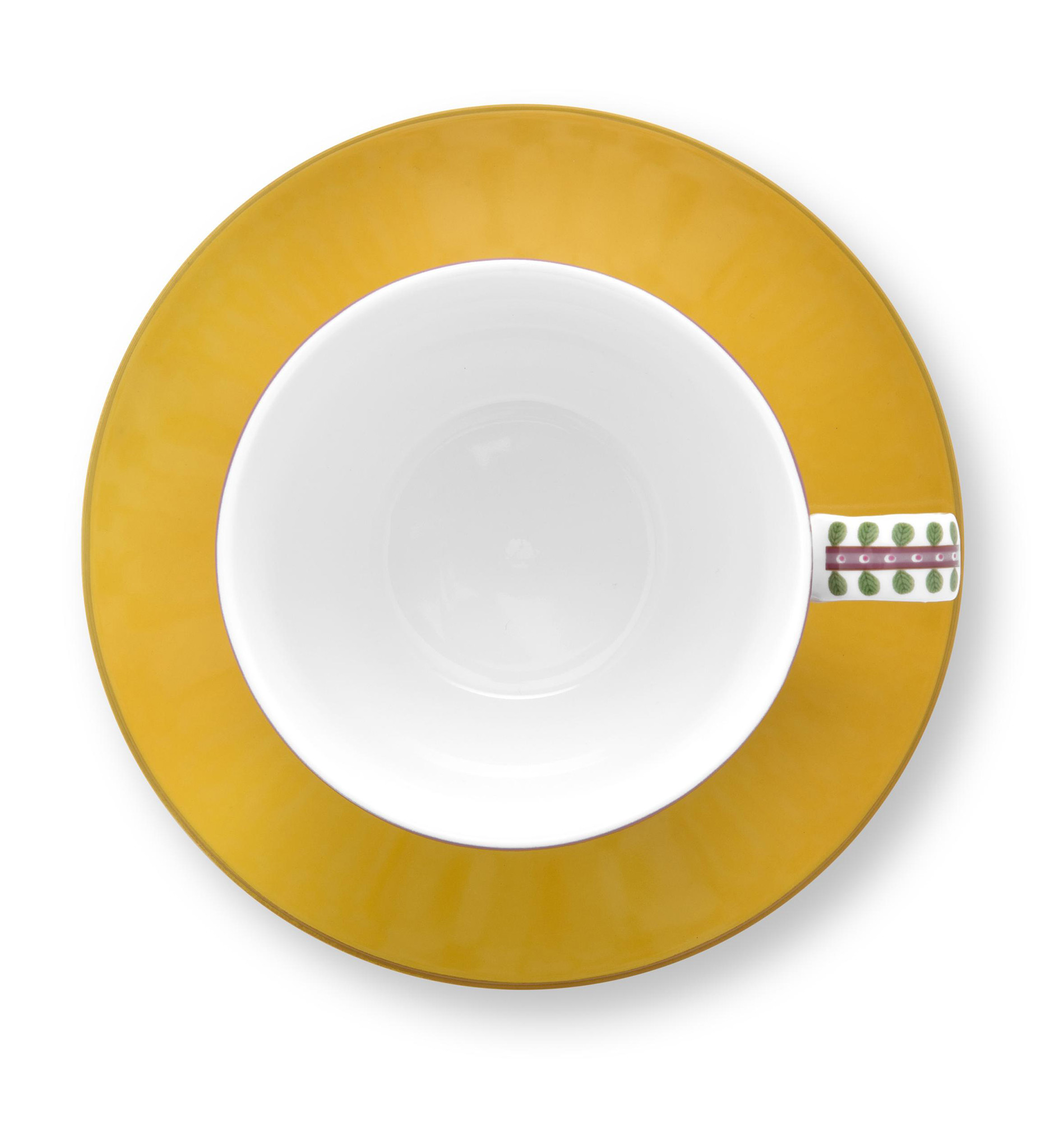 Pip Studio Tasse & Untertasse Lily & Lotus | Yellow