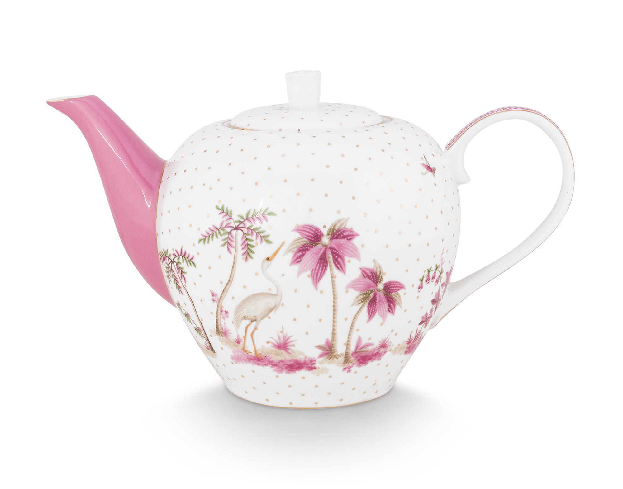 Pip Studio Teekanne gross Jolie | gold pink