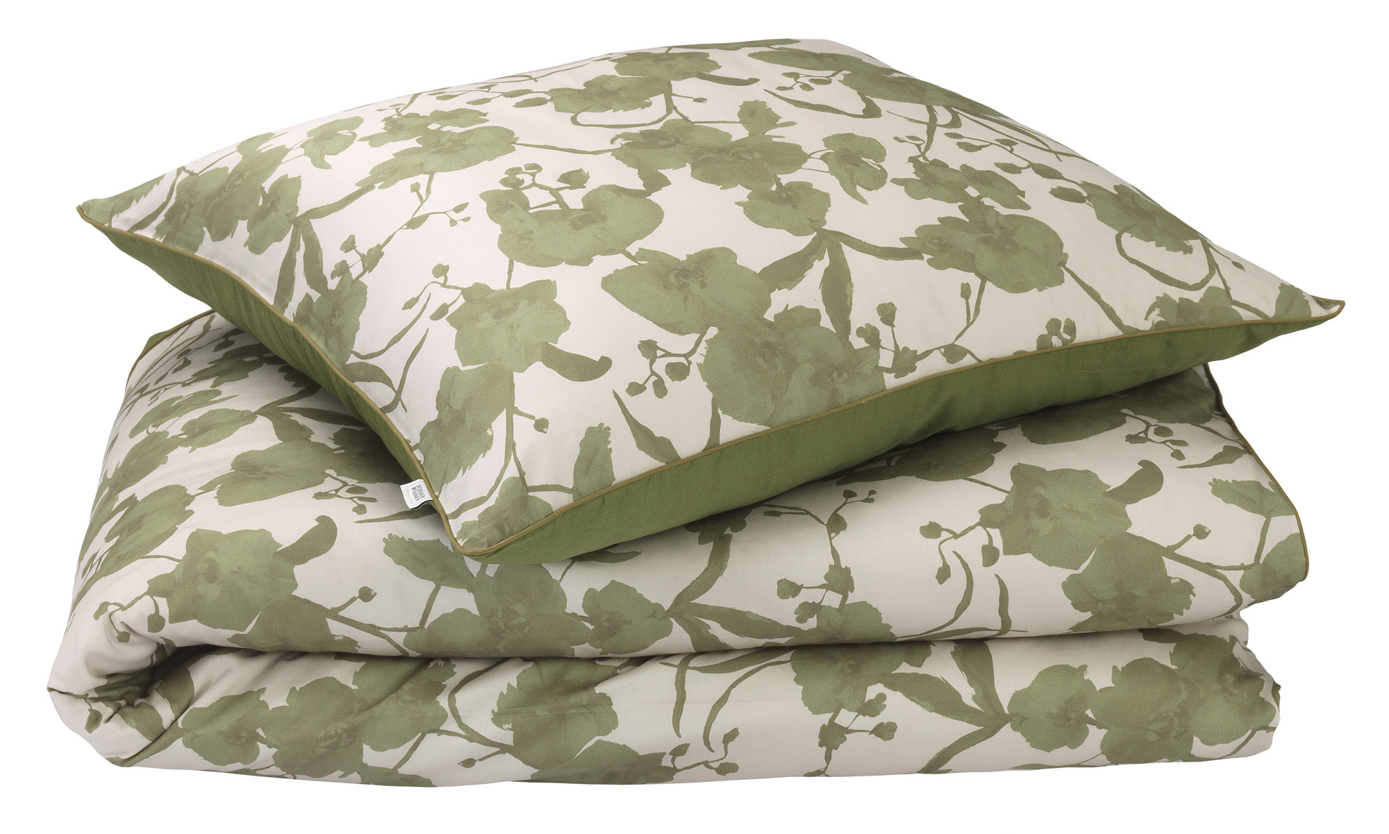 Schöner Wohnen Kollektion Satin Bettwäsche ORCHID | 090 grün