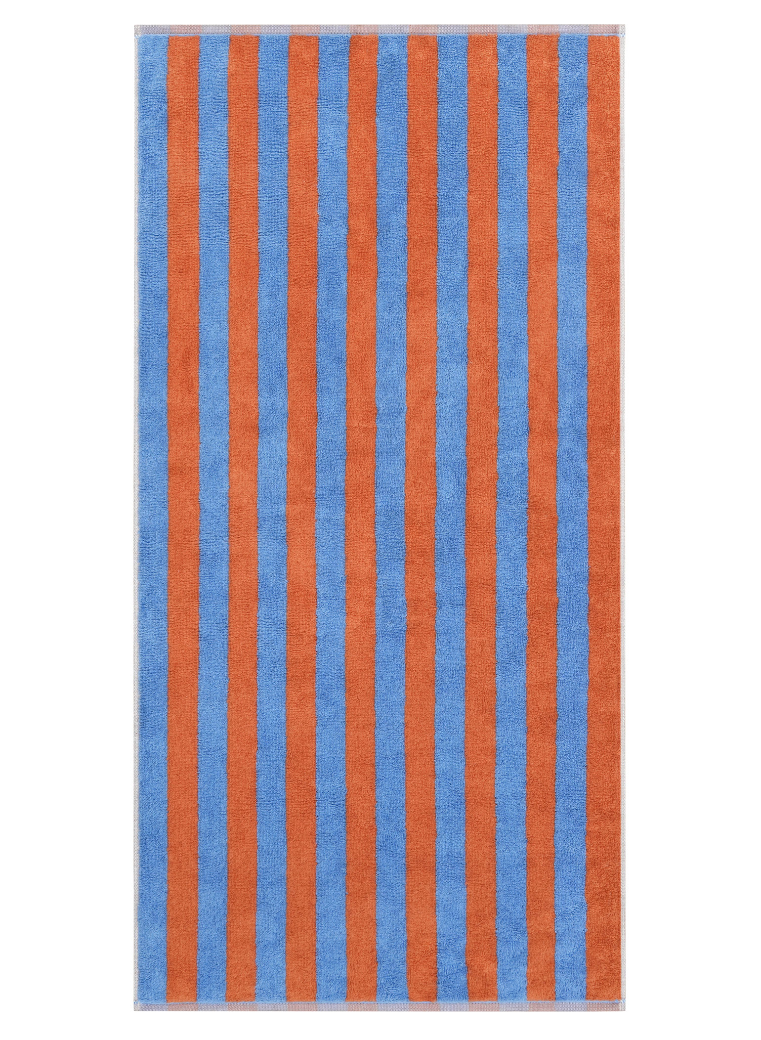 Cawö Handtuch Bold 6277 | 13 blau/terra