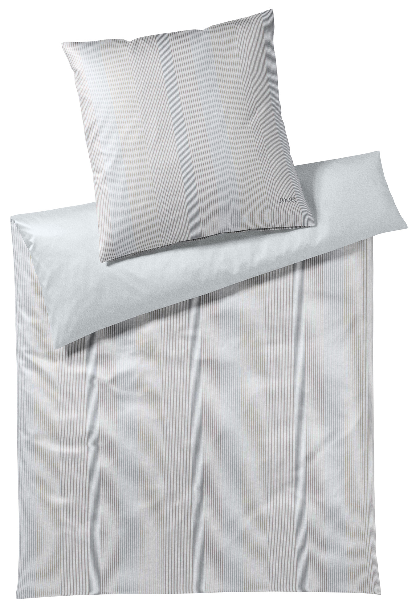 JOOP! Satin Bettwäsche Groove 4107 | 9 Silber