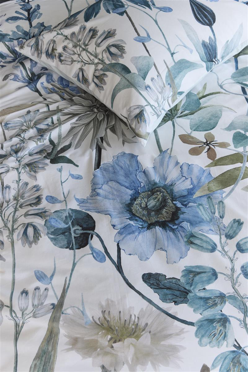 Beddinghouse Baumwoll-Bettwäsche Sybil | Blau