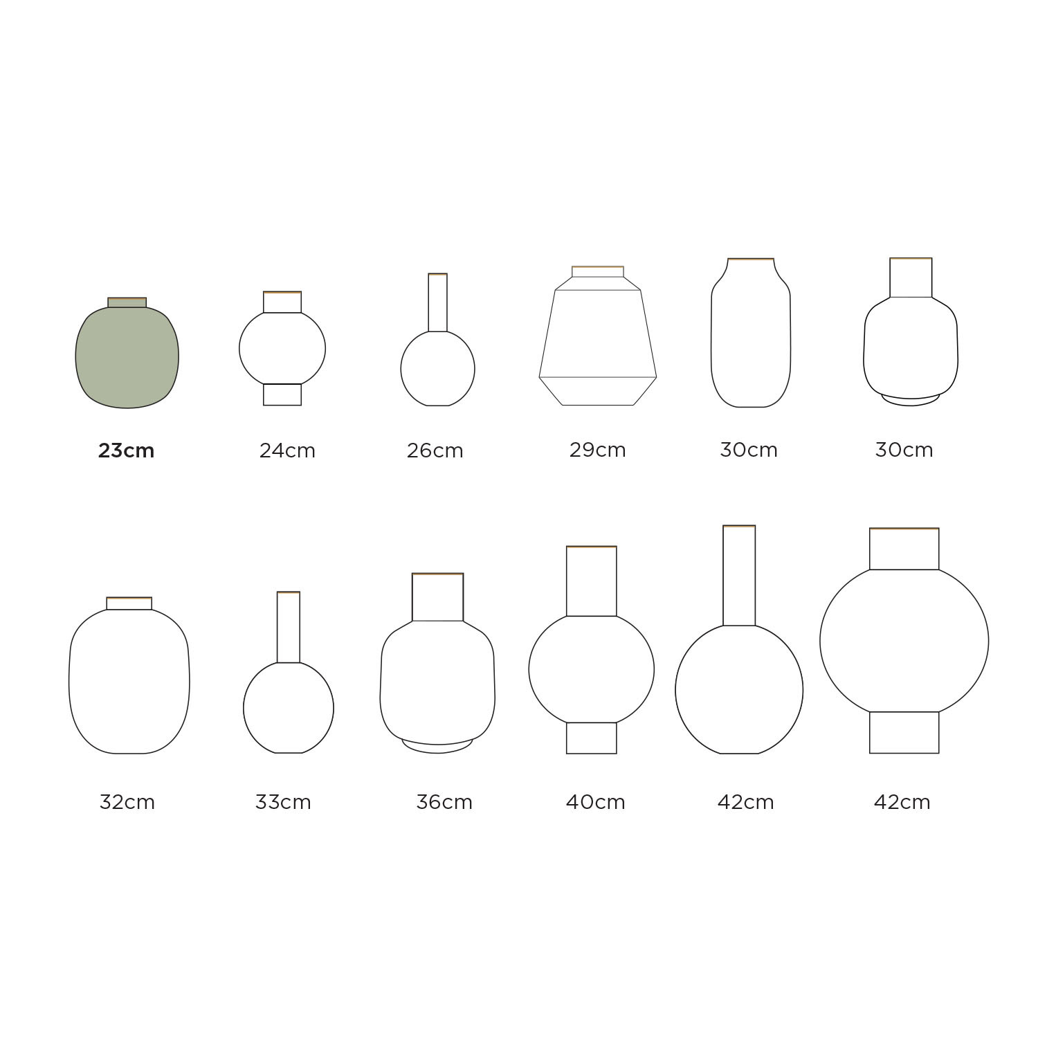 Pip Studio Vase Home Accessories | matt hellgrün