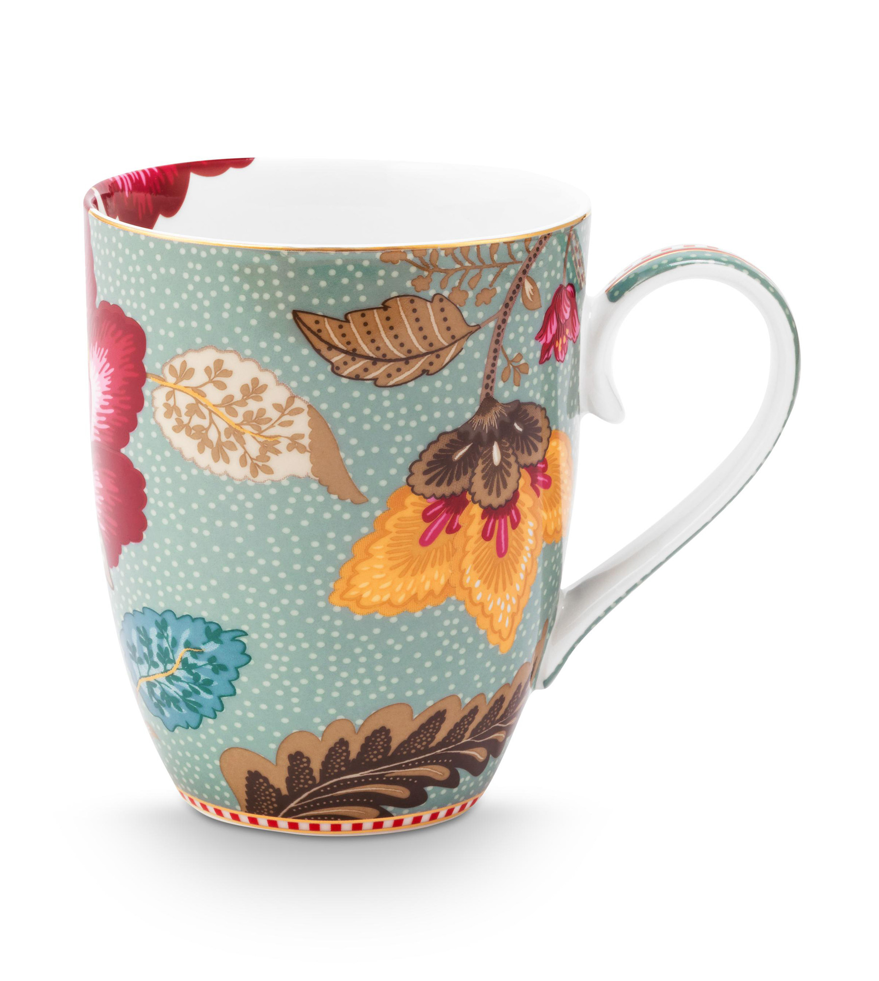 Pip Studio 2er Set Tassen gross Blooming Tales | Blue