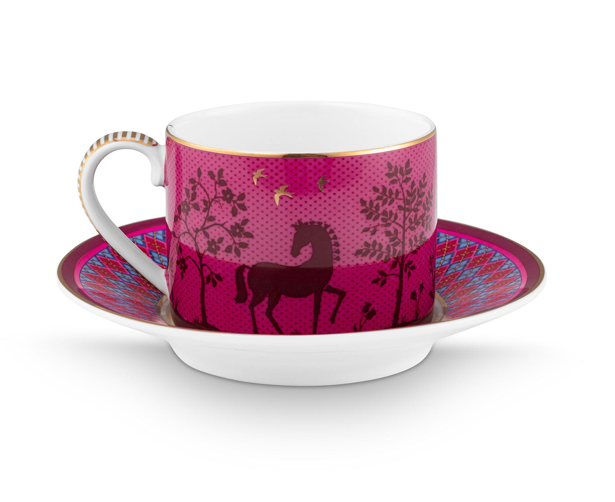 Pip Studio 2er Set Tassen & Untertassen Deerest Darling | Pi