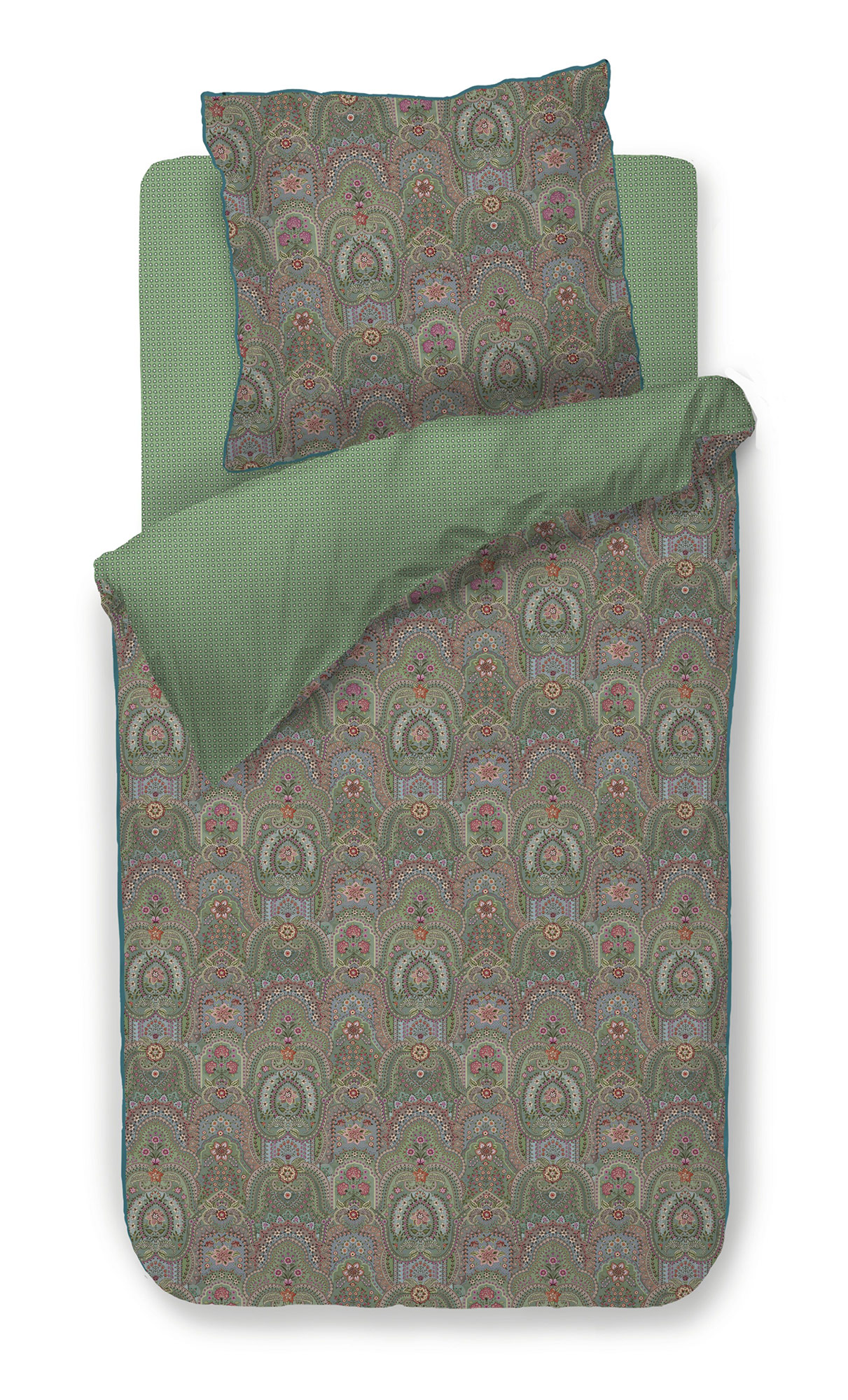 Pip Studio Perkalbettwäsche Little Jabali | Green