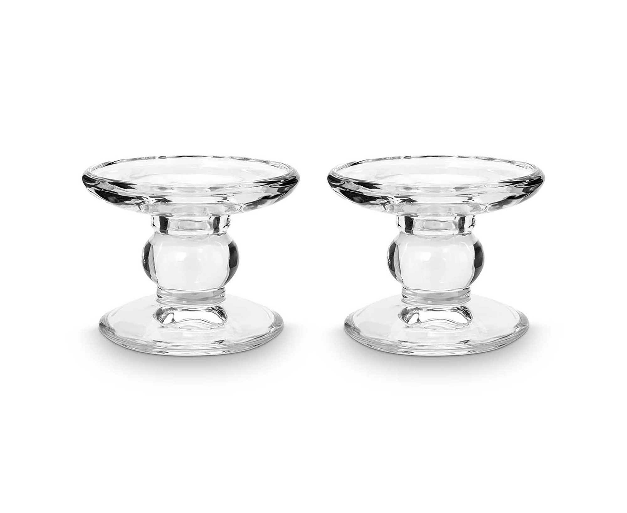 vtwonen 2er Set Glas-Kerzenhalter