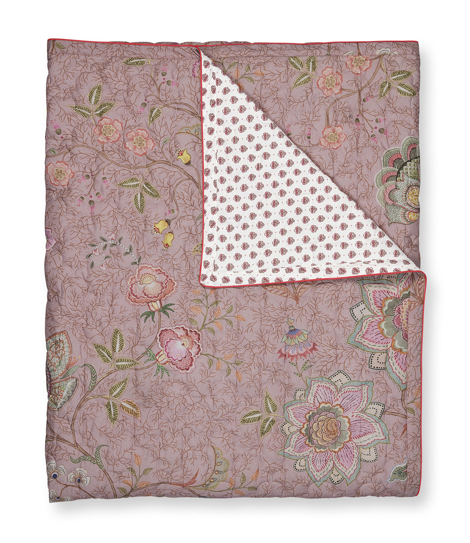 Pip Studio Tagesdecke Mumbai Morning | Rosa