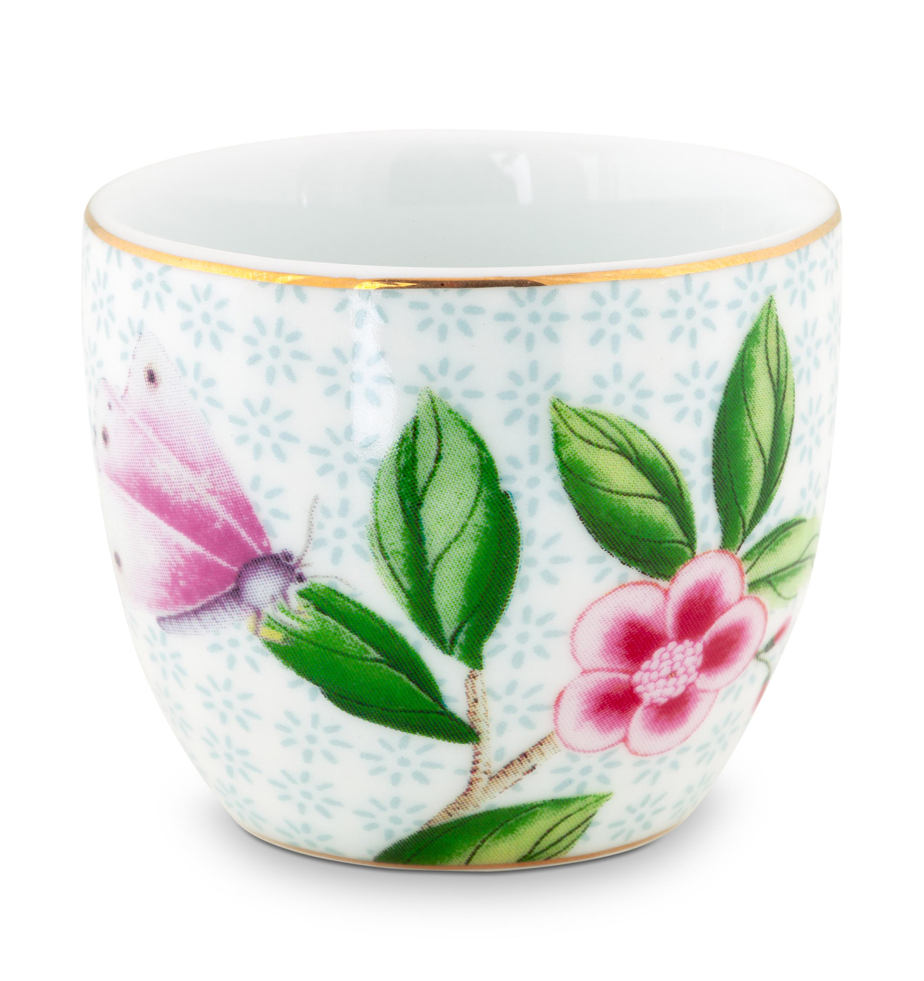 Pip Studio Eierbecher Blushing Birds |  weiss