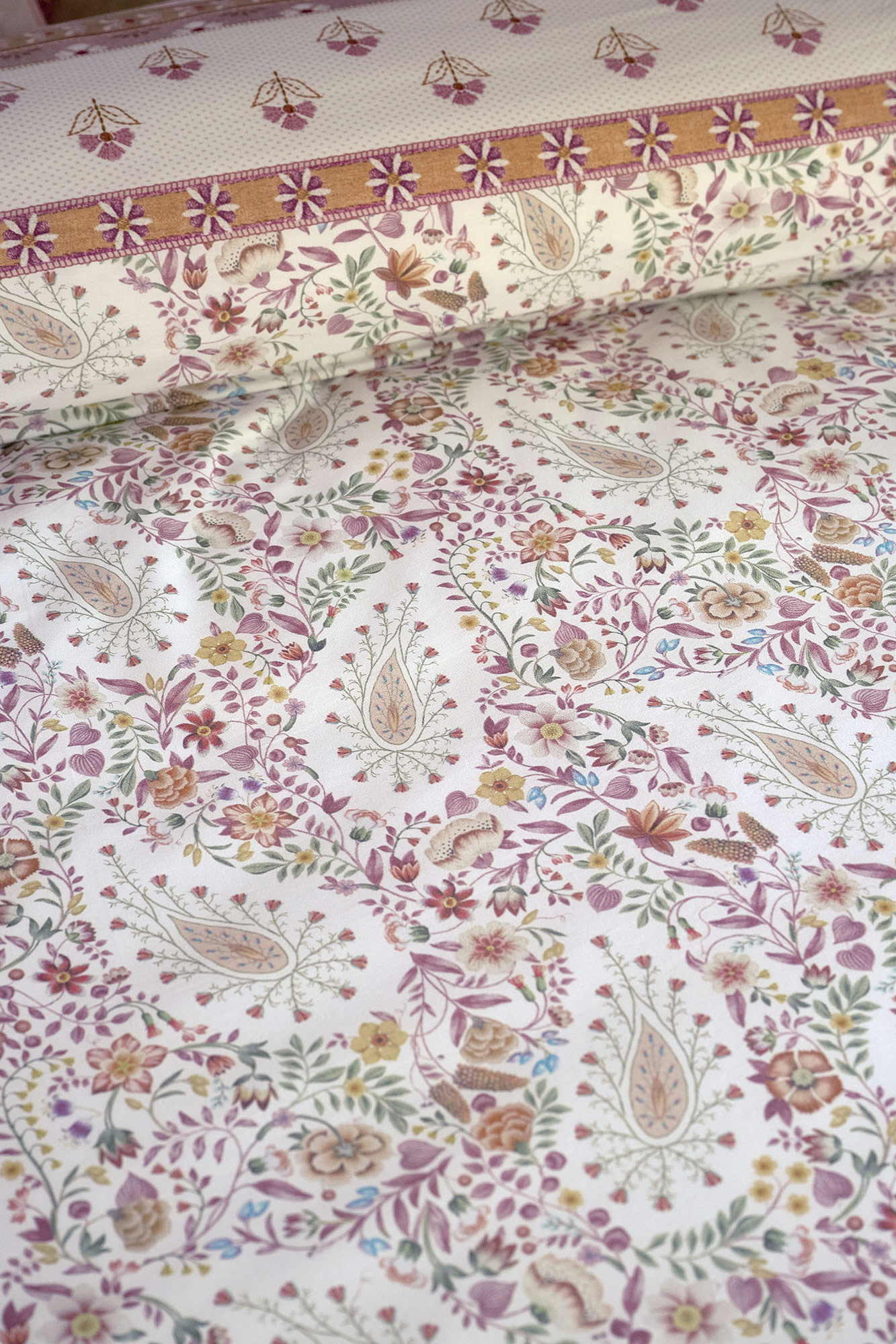 Pip Studio Perkalbettwäsche Kairi Bloom | Hellrosa