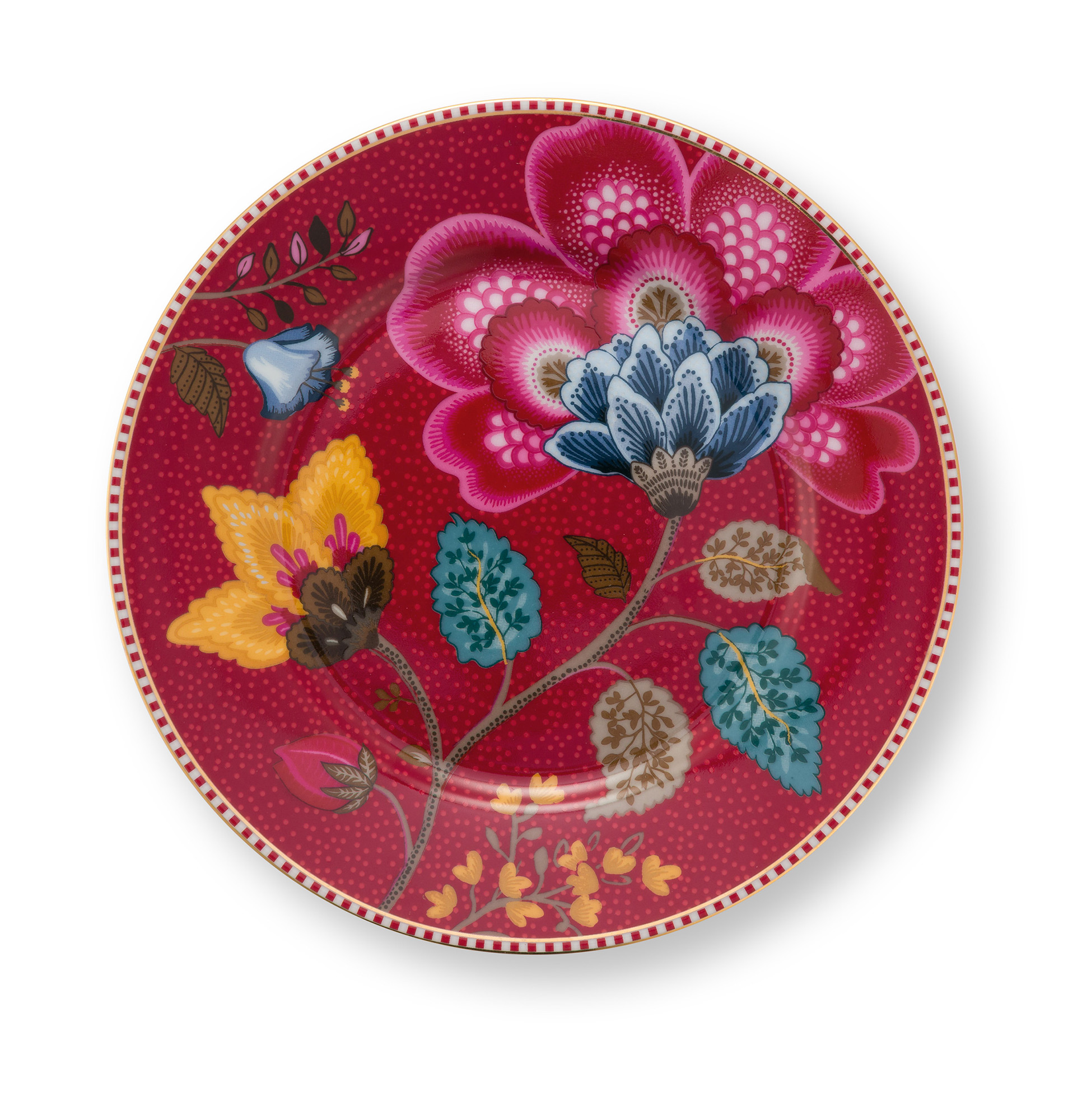 Pip Studio Etagere Kuchenständer Blooming Tales | Dark Red