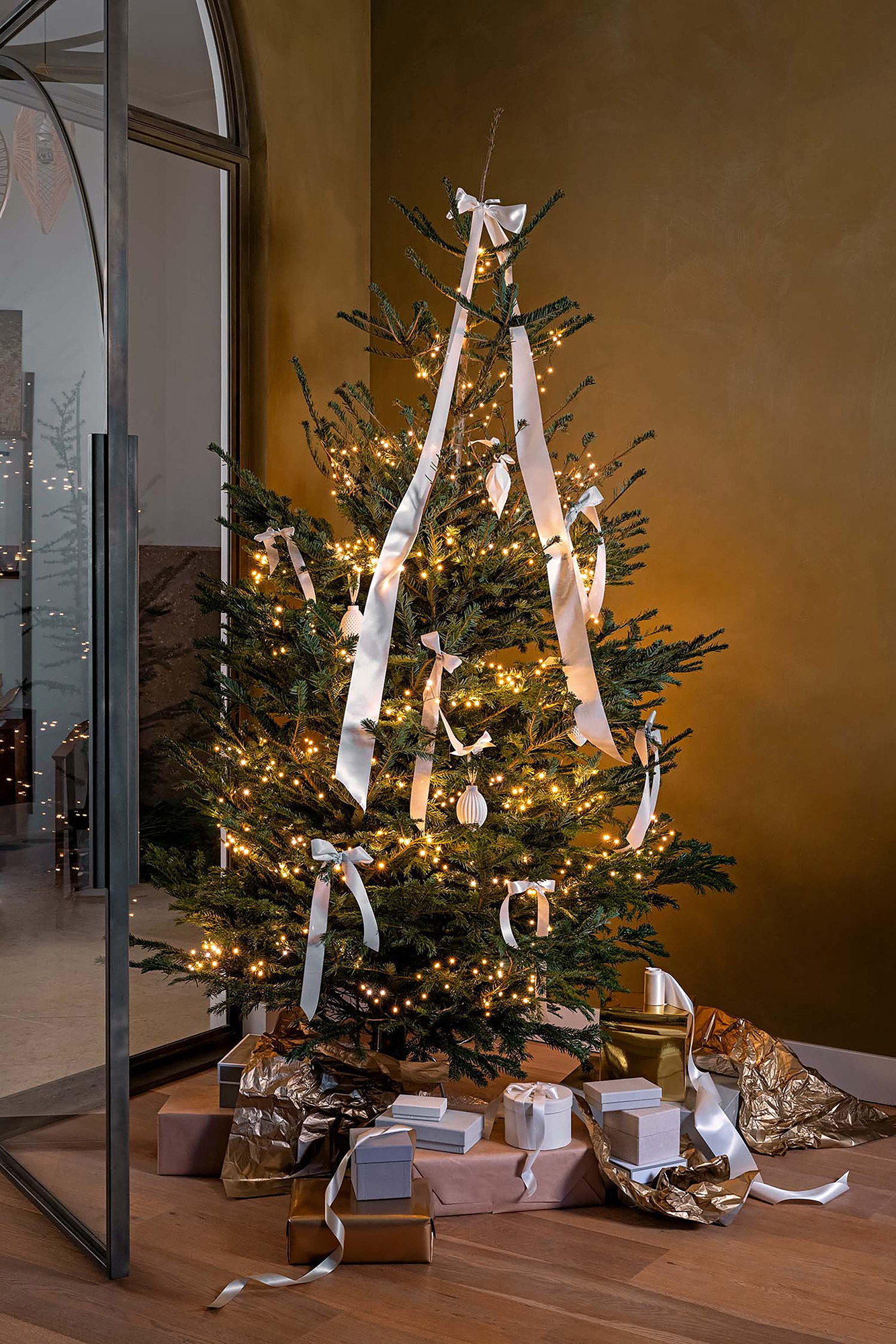 vtwonen Porzellan-Weihnachtskugel Christmas | Waffle