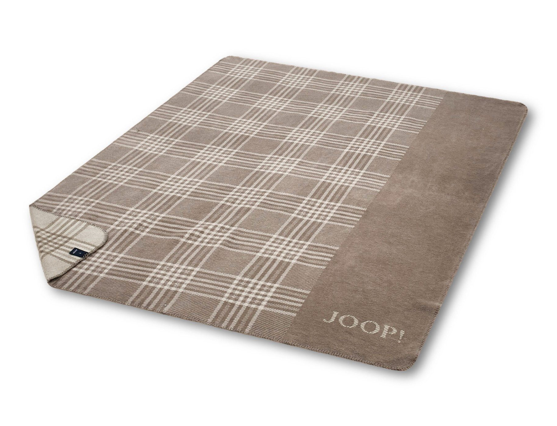 JOOP! Plaid / Wohndecke FRAMES | Sand