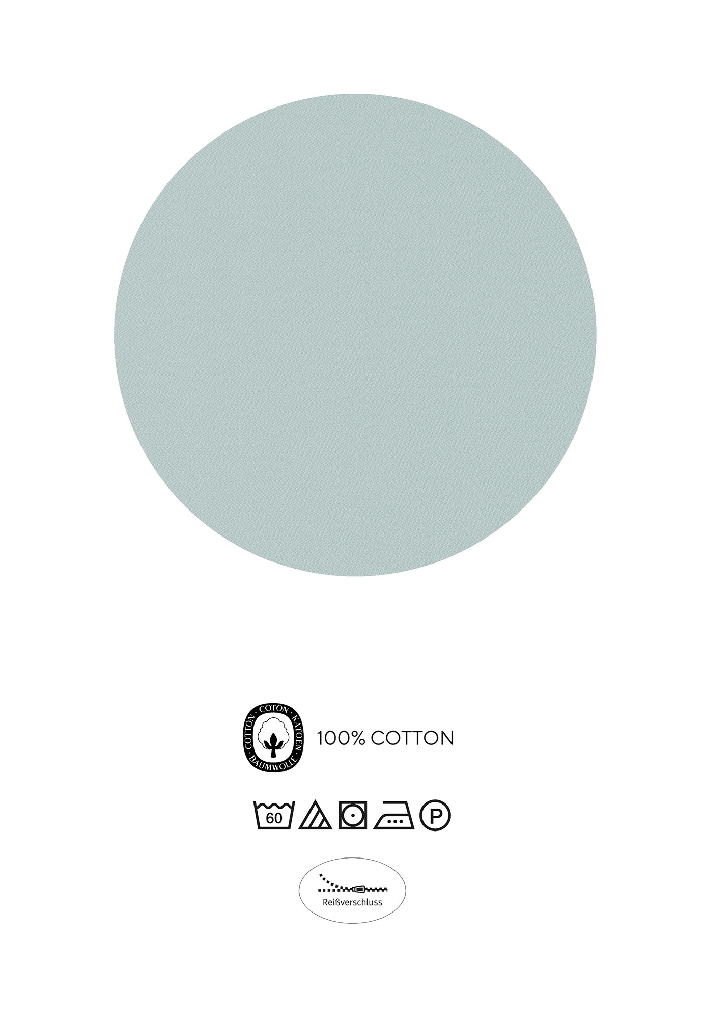 Biberna Satin-Bettwäsche 0614509 | 222 Ciel