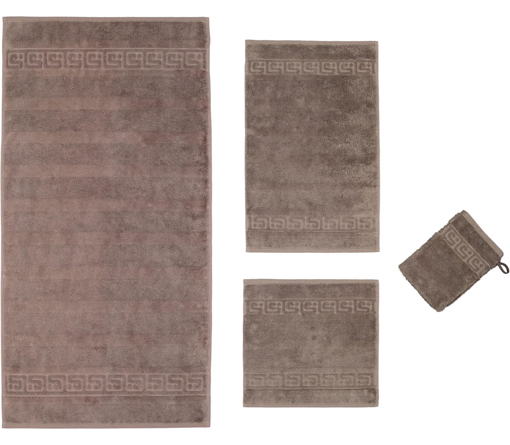 Cawö Handtuch Noblesse 1001 | 348 walnuss