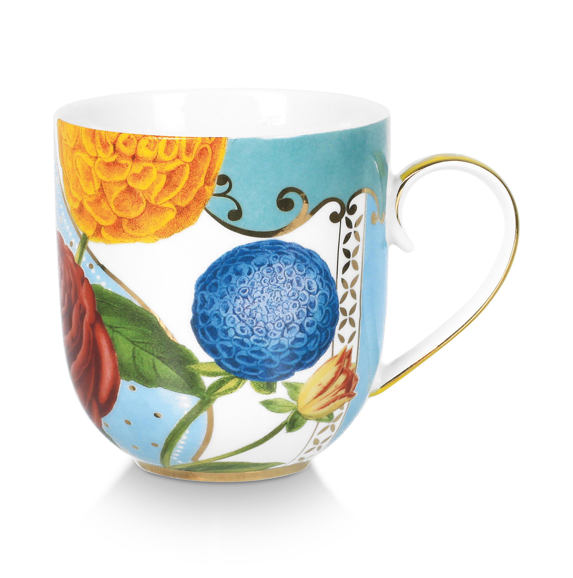 Pip Studio 3er Set Tasse klein Royal | Flowers