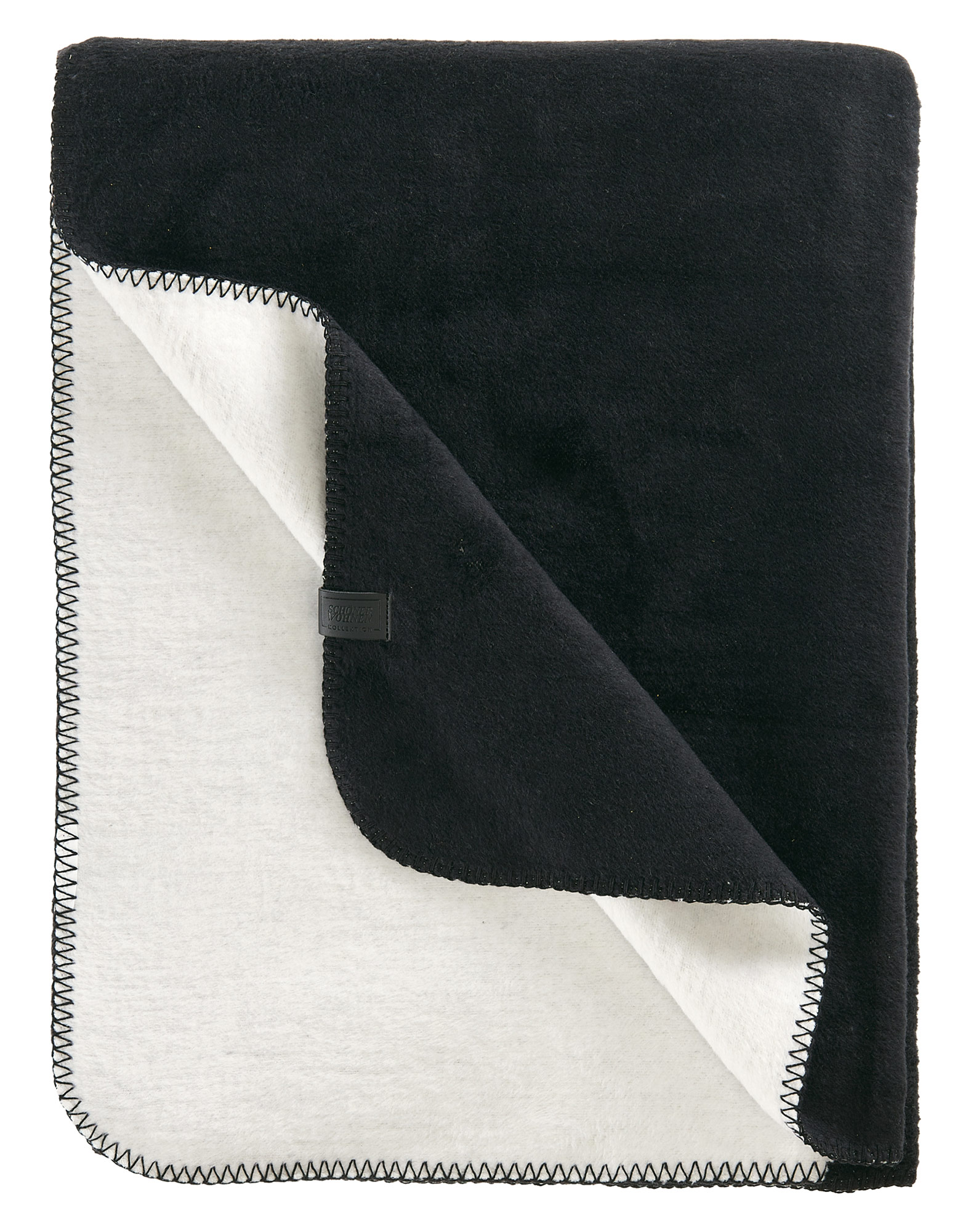 Schöner Wohnen Kollektion Plaid Pebble | 002 schwarz