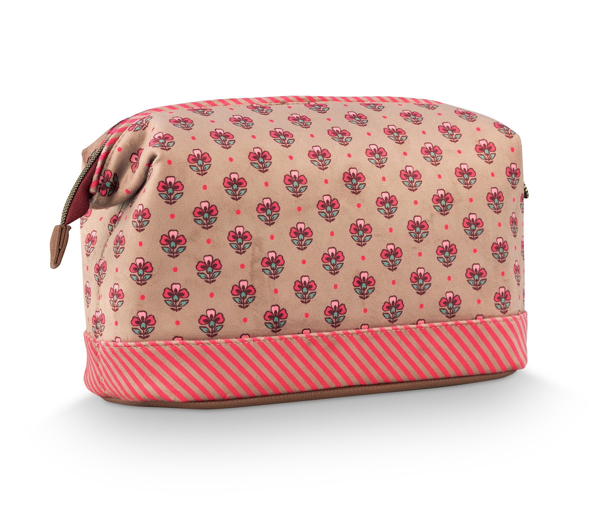 Pip Studio Kosmetiktasche Jaipur Flower | sand-pink