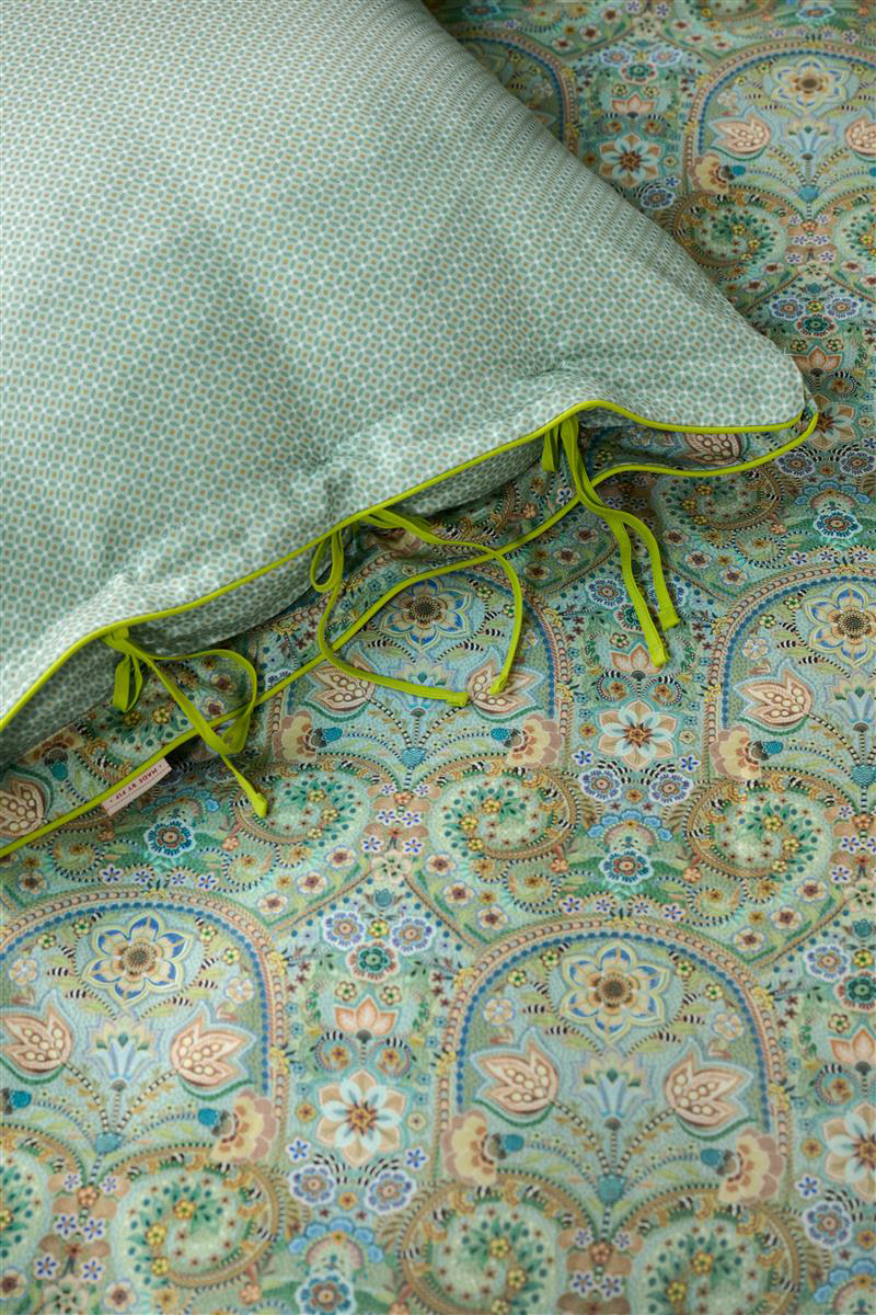 Pip Studio Satinbettwäsche Kikoy | grün