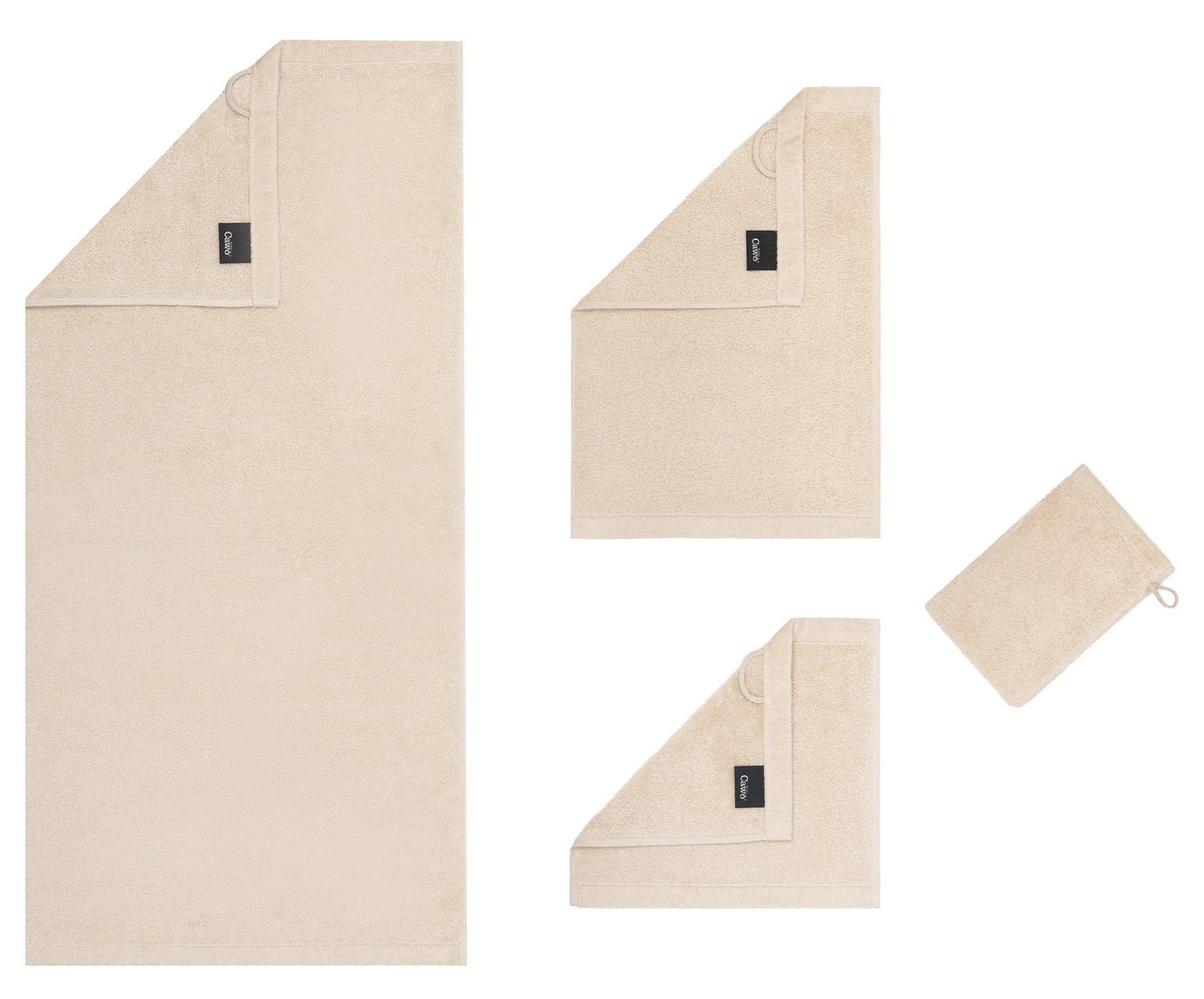 Cawö Handtuch Lifestyle 7007 | 370 beige