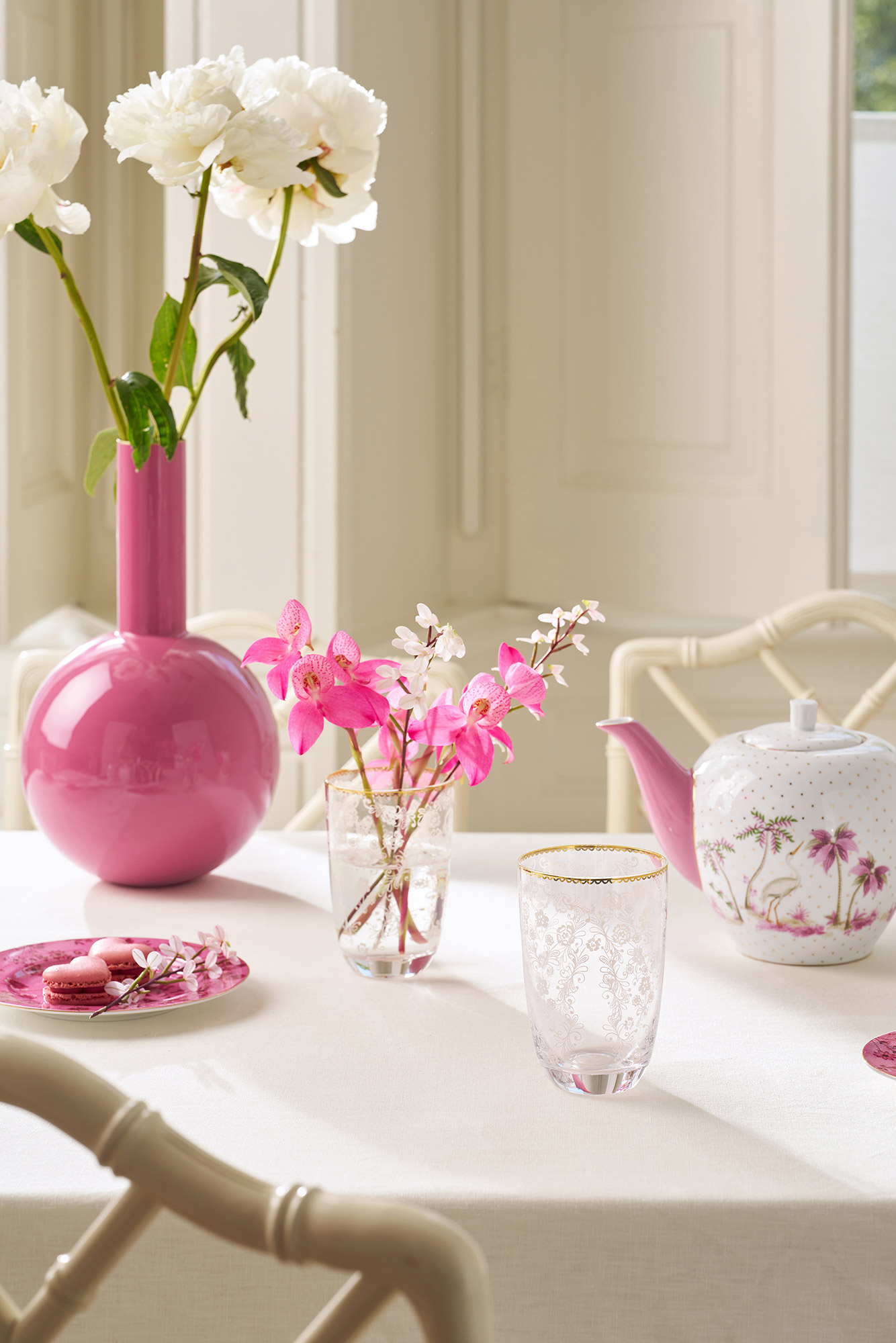 Pip Studio Wasserglas Floral | 280 ml